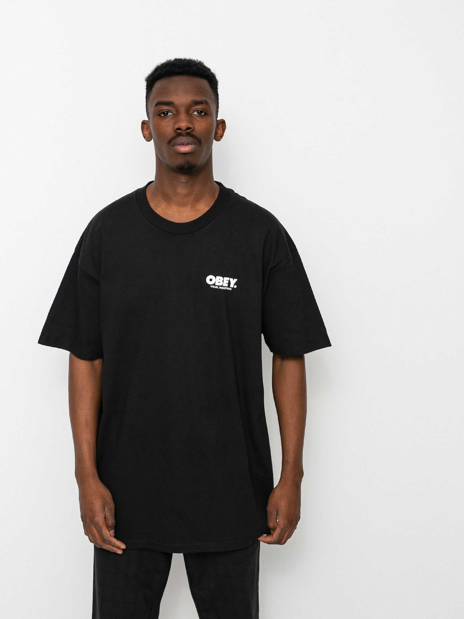 T-shirt OBEY Visual Industries (black)