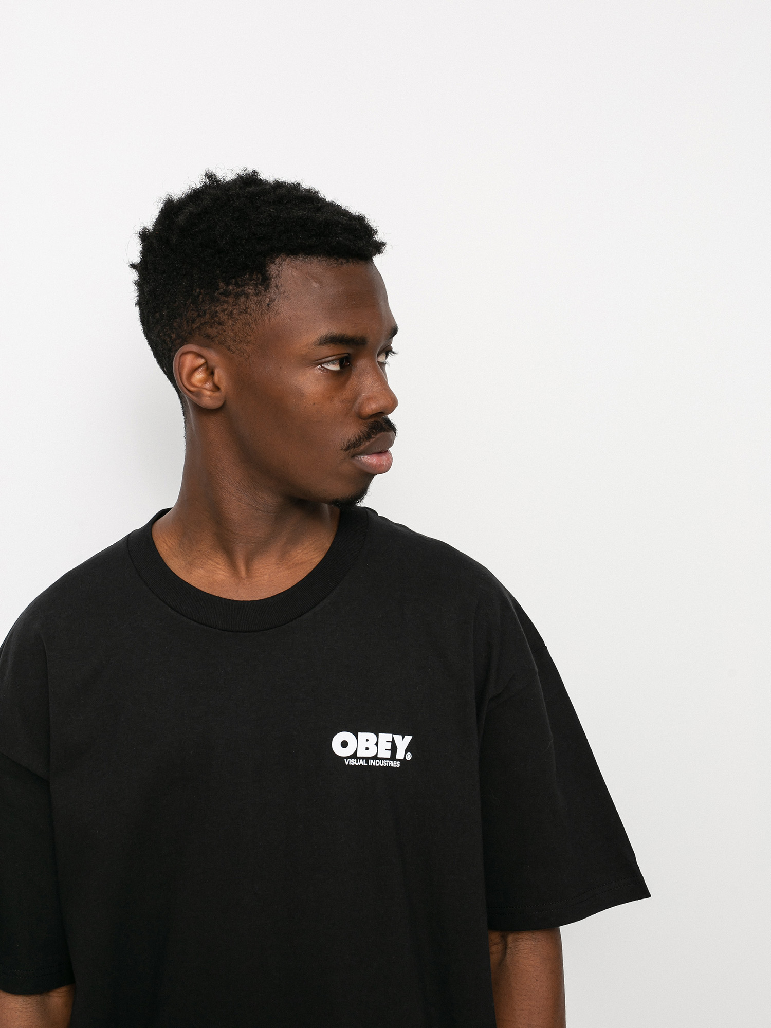 T-shirt OBEY Visual Industries (black)