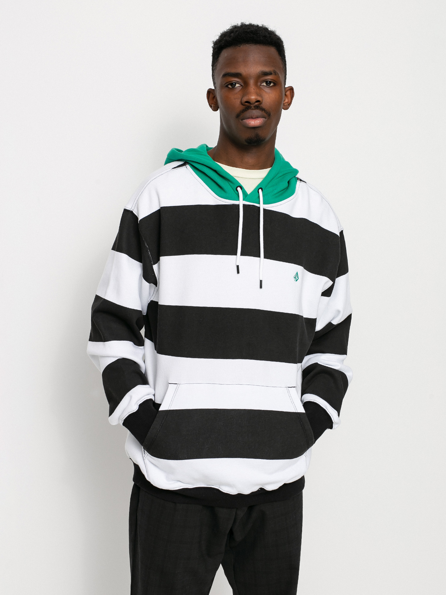 Bluza z kapturem Volcom Cannione HD (white)