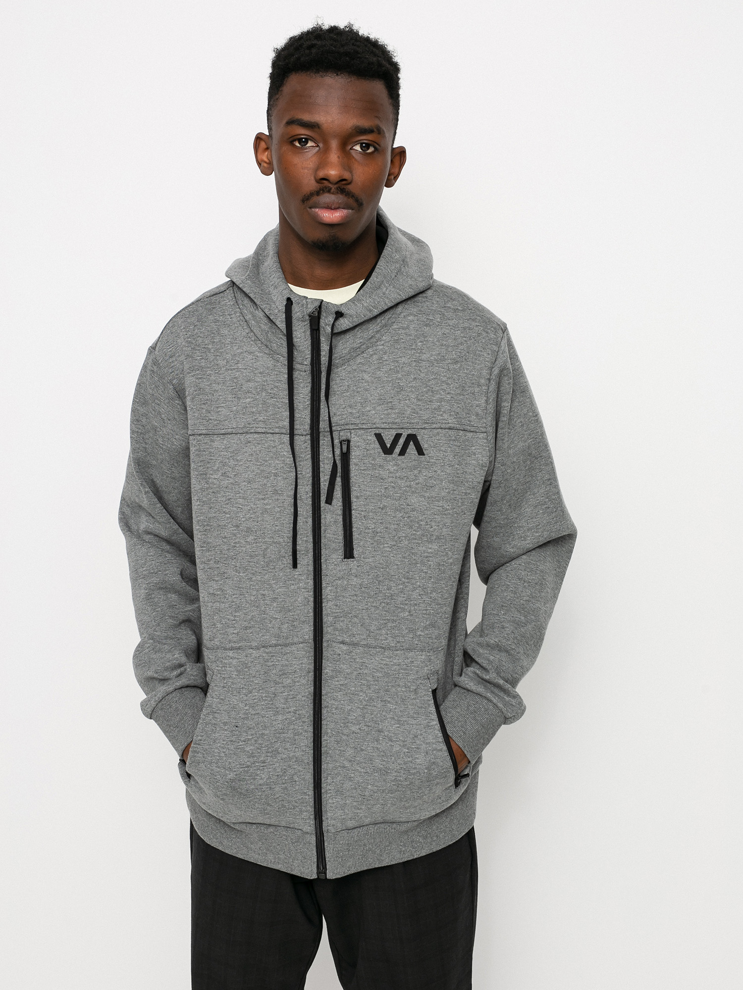 Bluza z kapturem RVCA Sport Tech HD (athletic heathe)