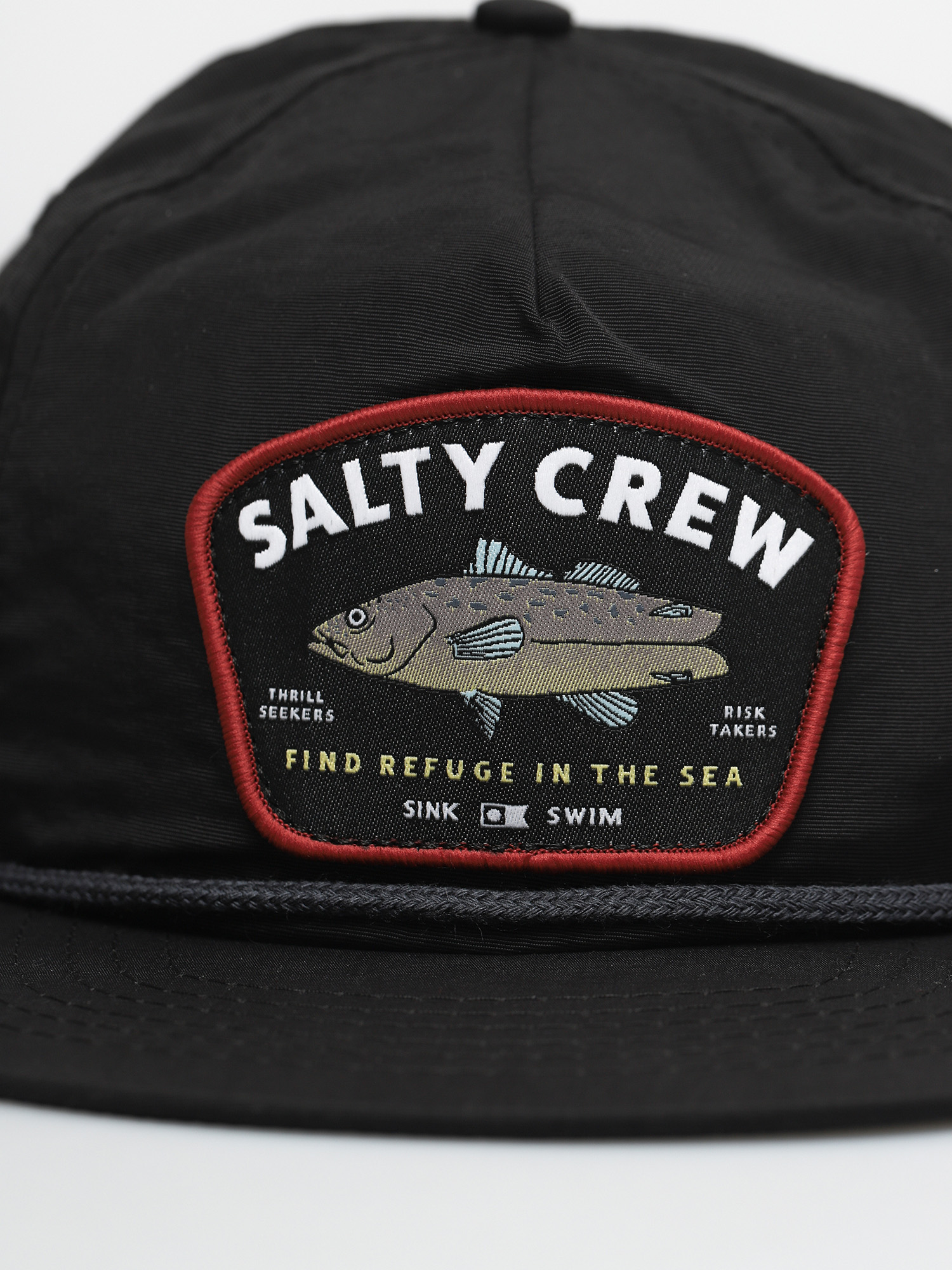 Czapka z daszkiem Salty Crew Creature 5 Panel ZD (black)