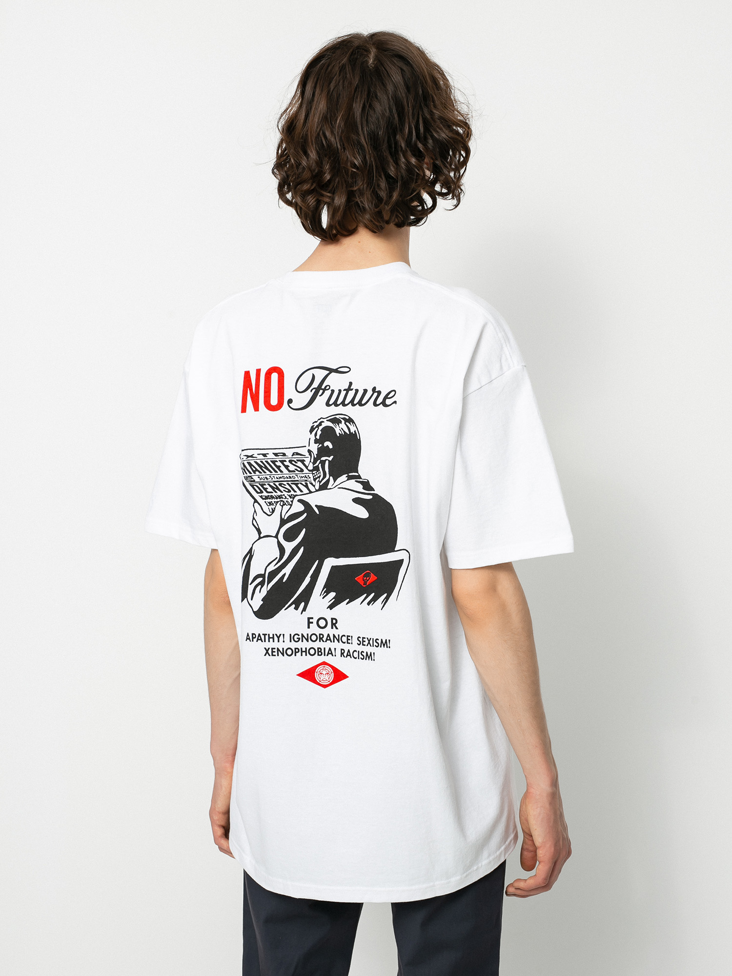 T-shirt OBEY No Future (white)