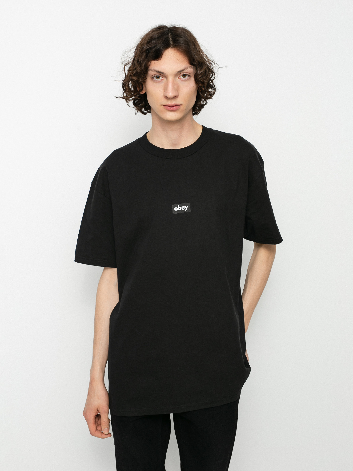T-shirt OBEY Black Bar (black)