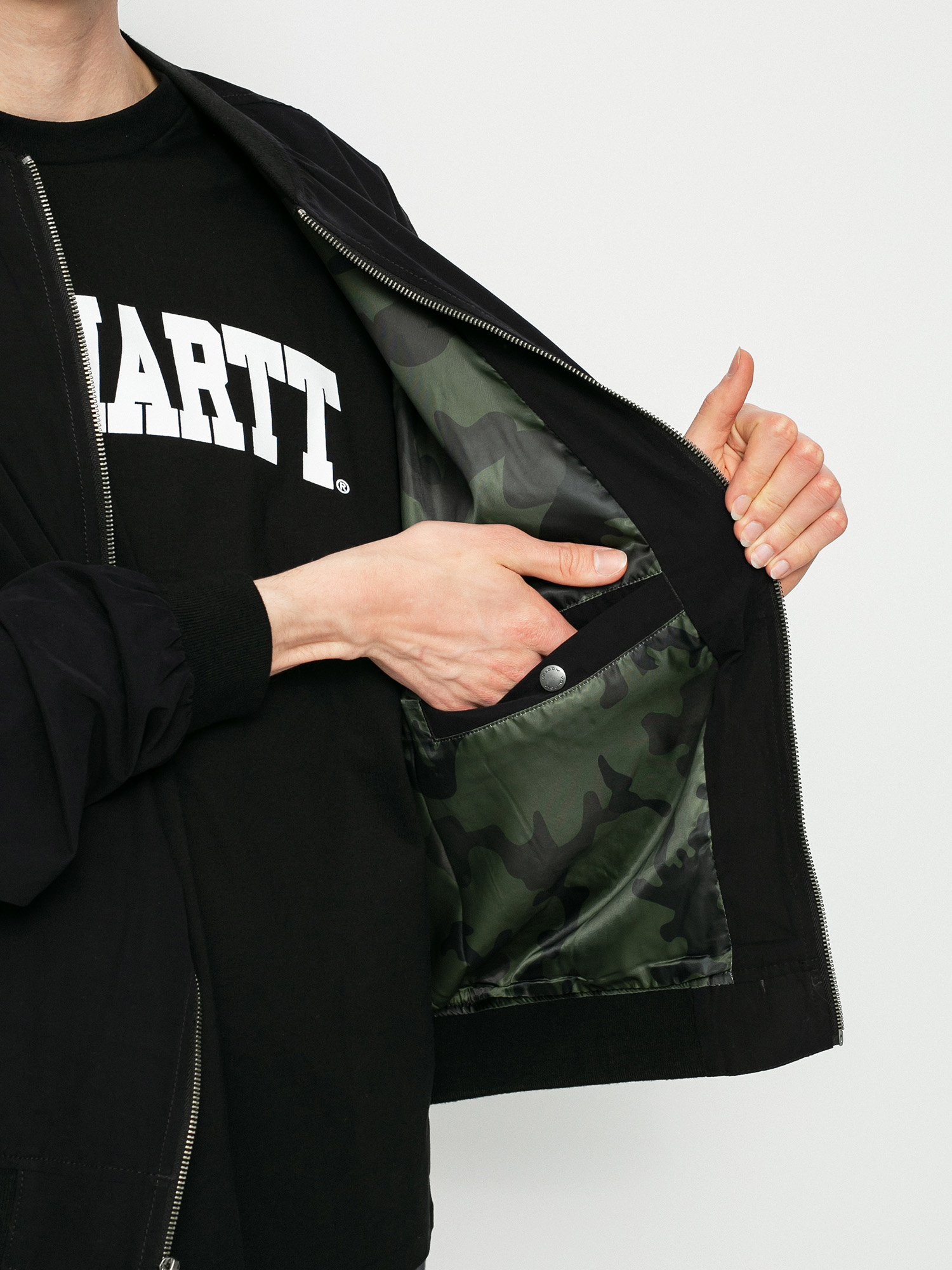 Kurtka Volcom Burnward (black combo)