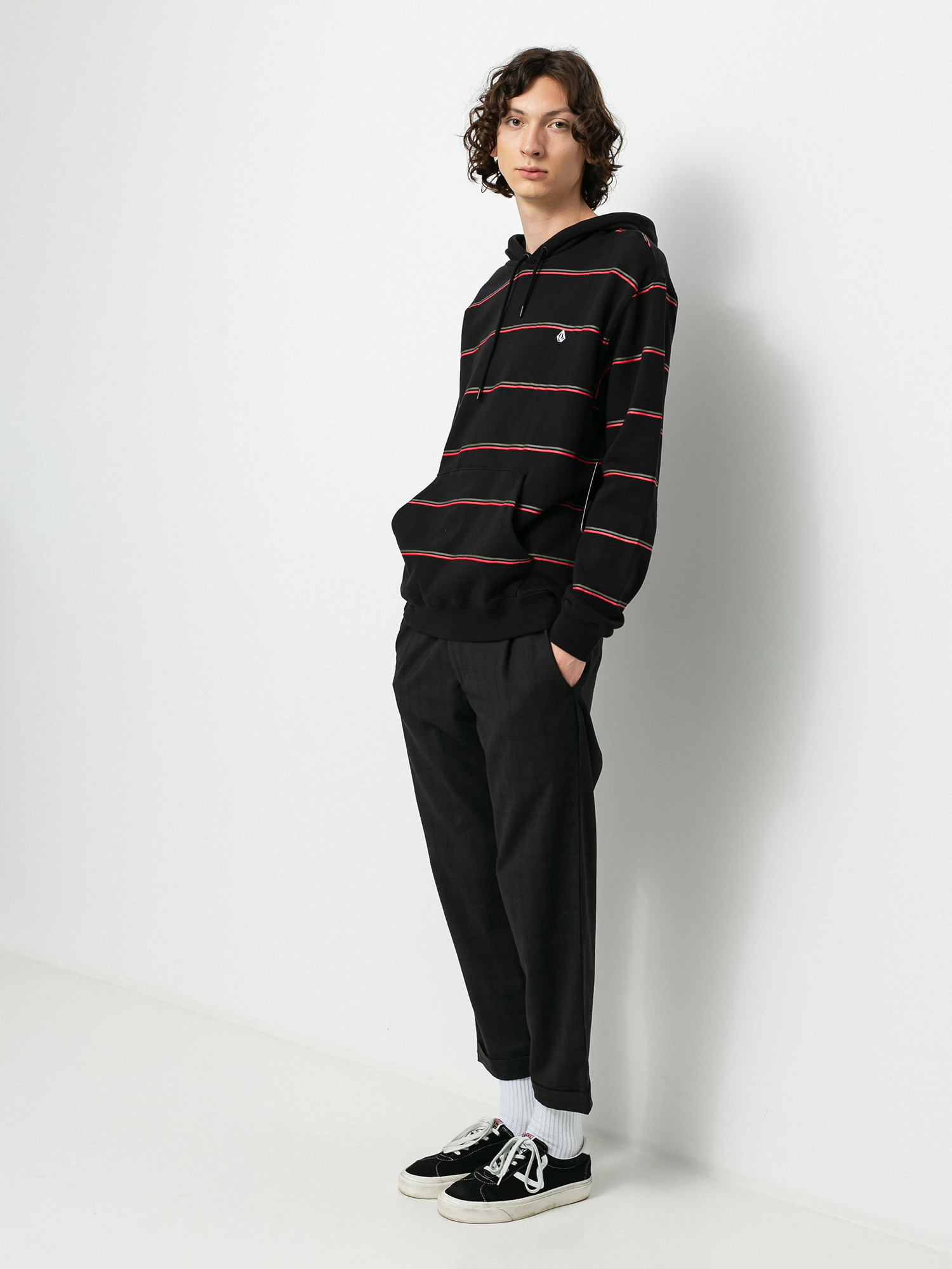 Bluza z kapturem Volcom Cannione HD (black)