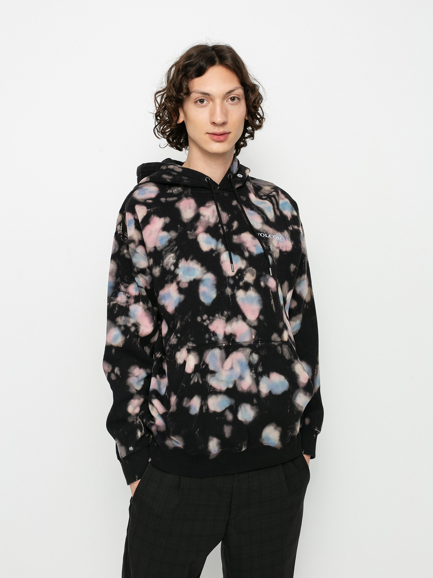 Bluza z kapturem Volcom Scrowed HD (black)