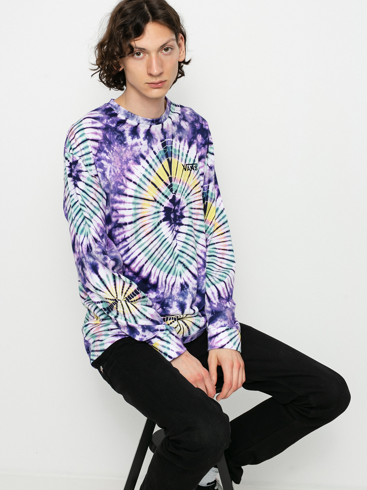 Longsleeve Vans Vans Burst Tie Dye (english lavender)