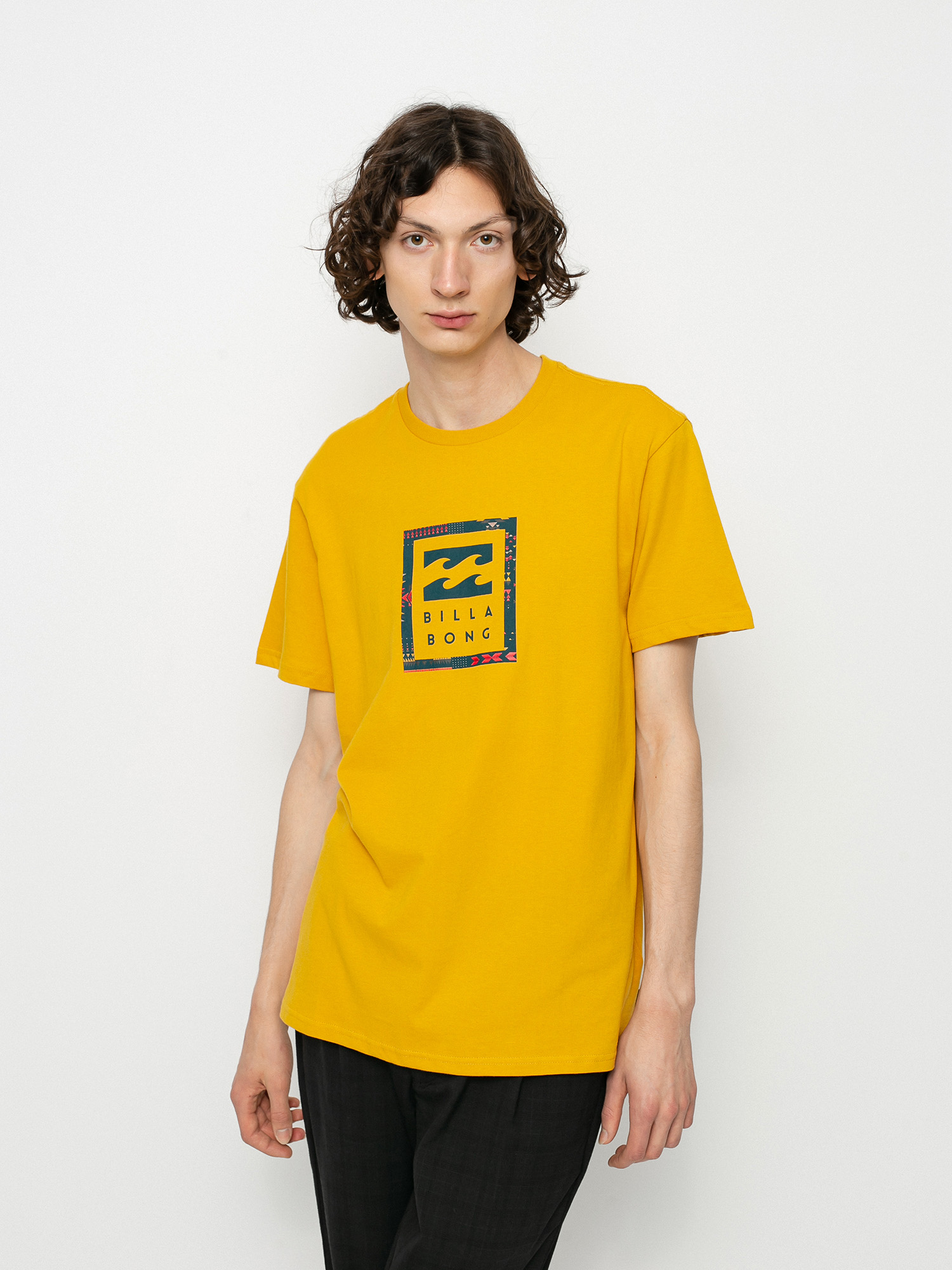T-shirt Billabong Unity Stacked (mustard)