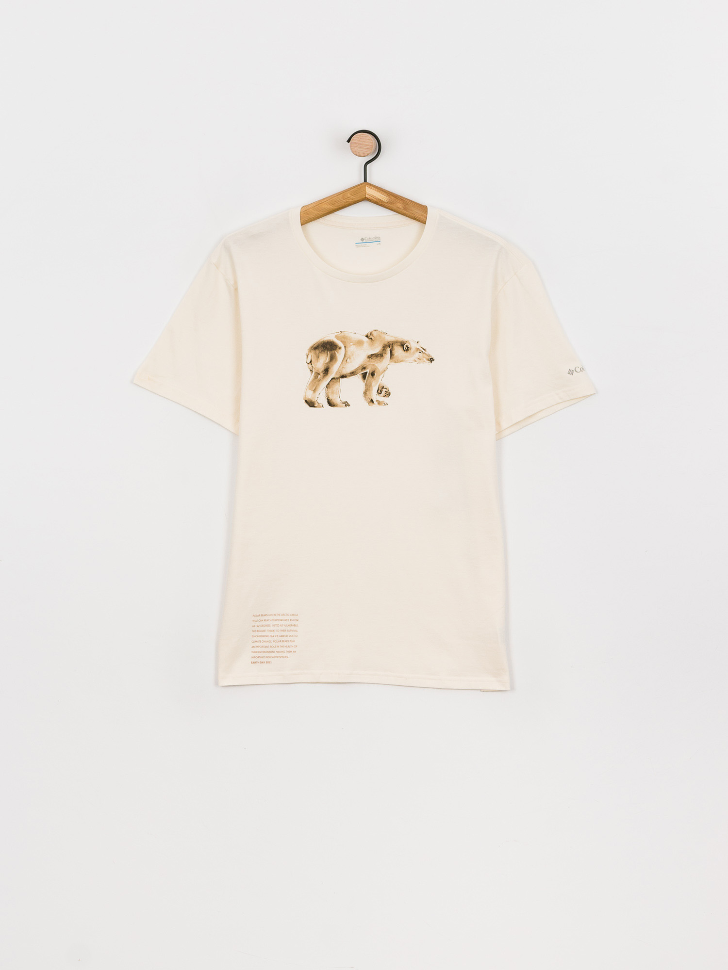 T-shirt Columbia Clarkwall (natural white bear graphic)