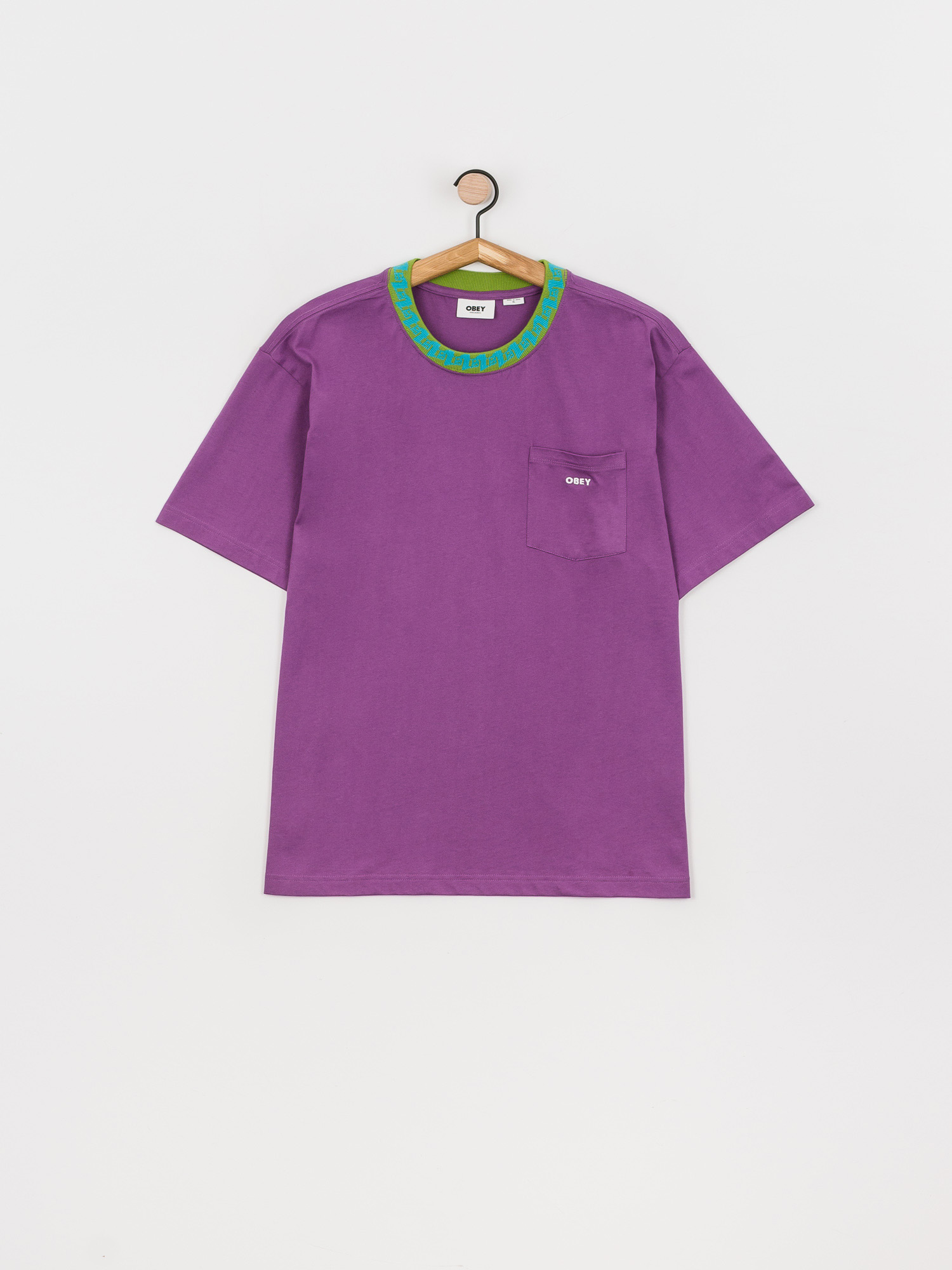 T-shirt OBEY Plona Pocket (purple nitro)