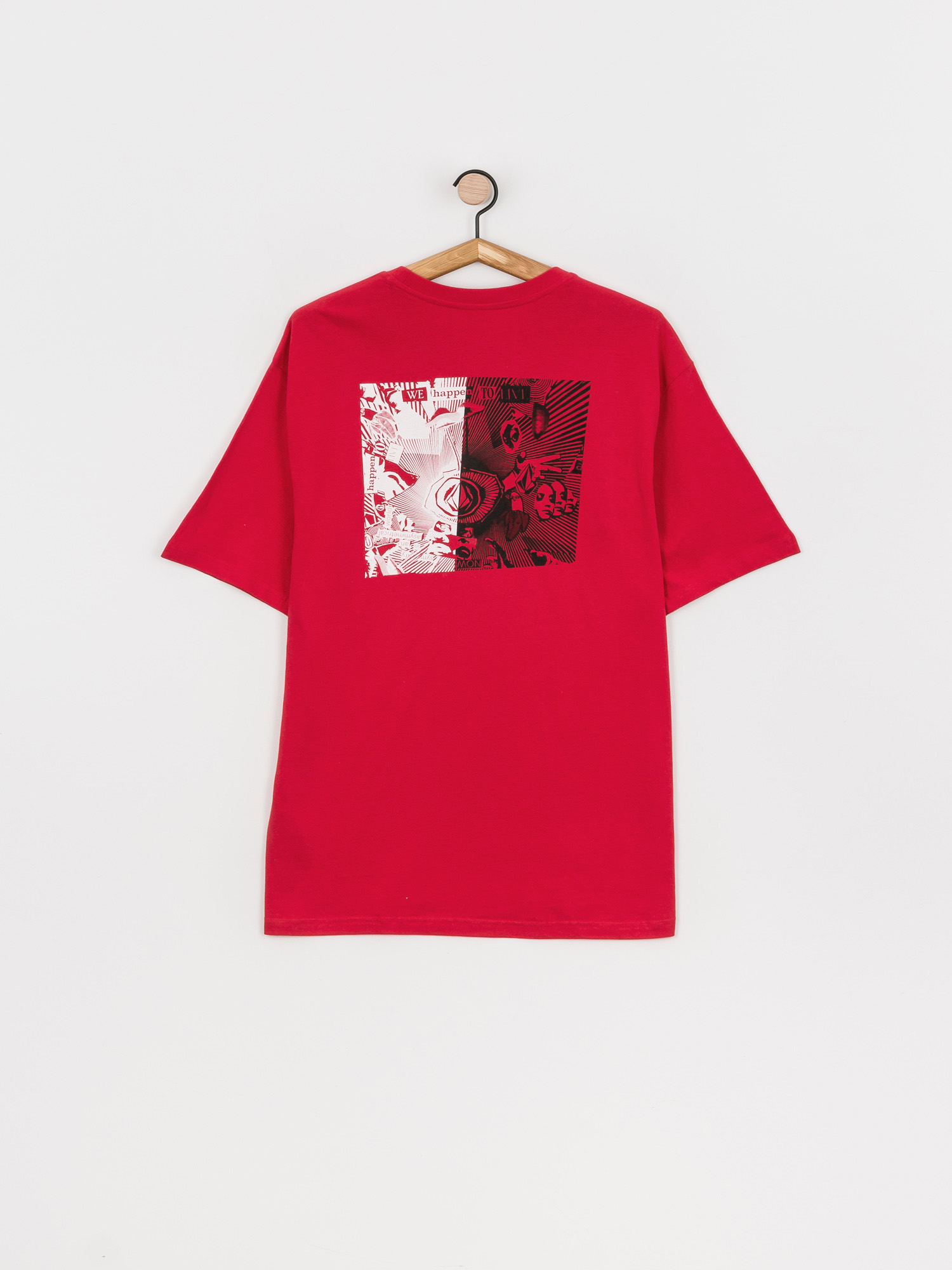 T-shirt Volcom Clatter (carmine red)