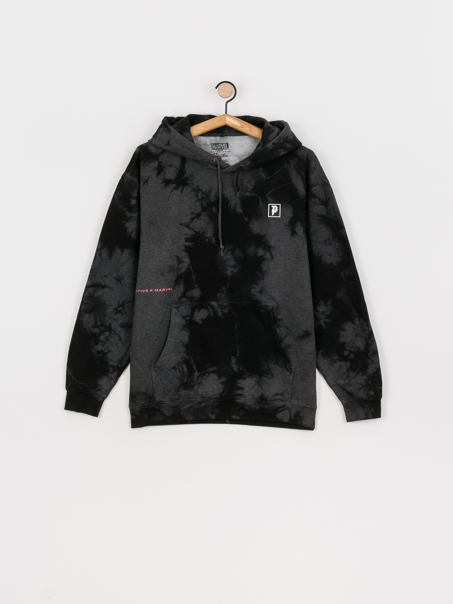 Bluza z kapturem Primitive Venom Washed HD (black)
