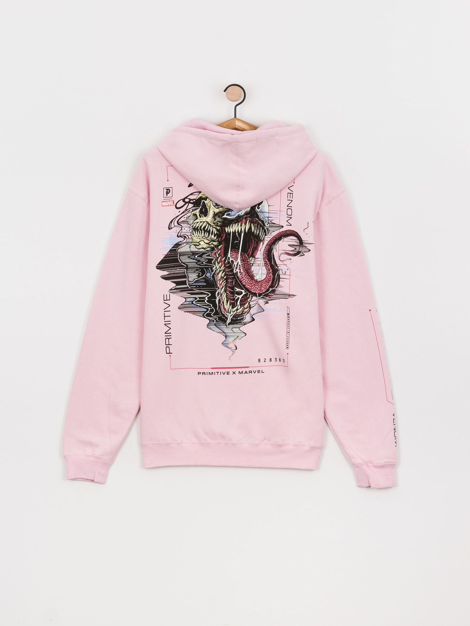 Bluza z kapturem Primitive Venom HD (pink)