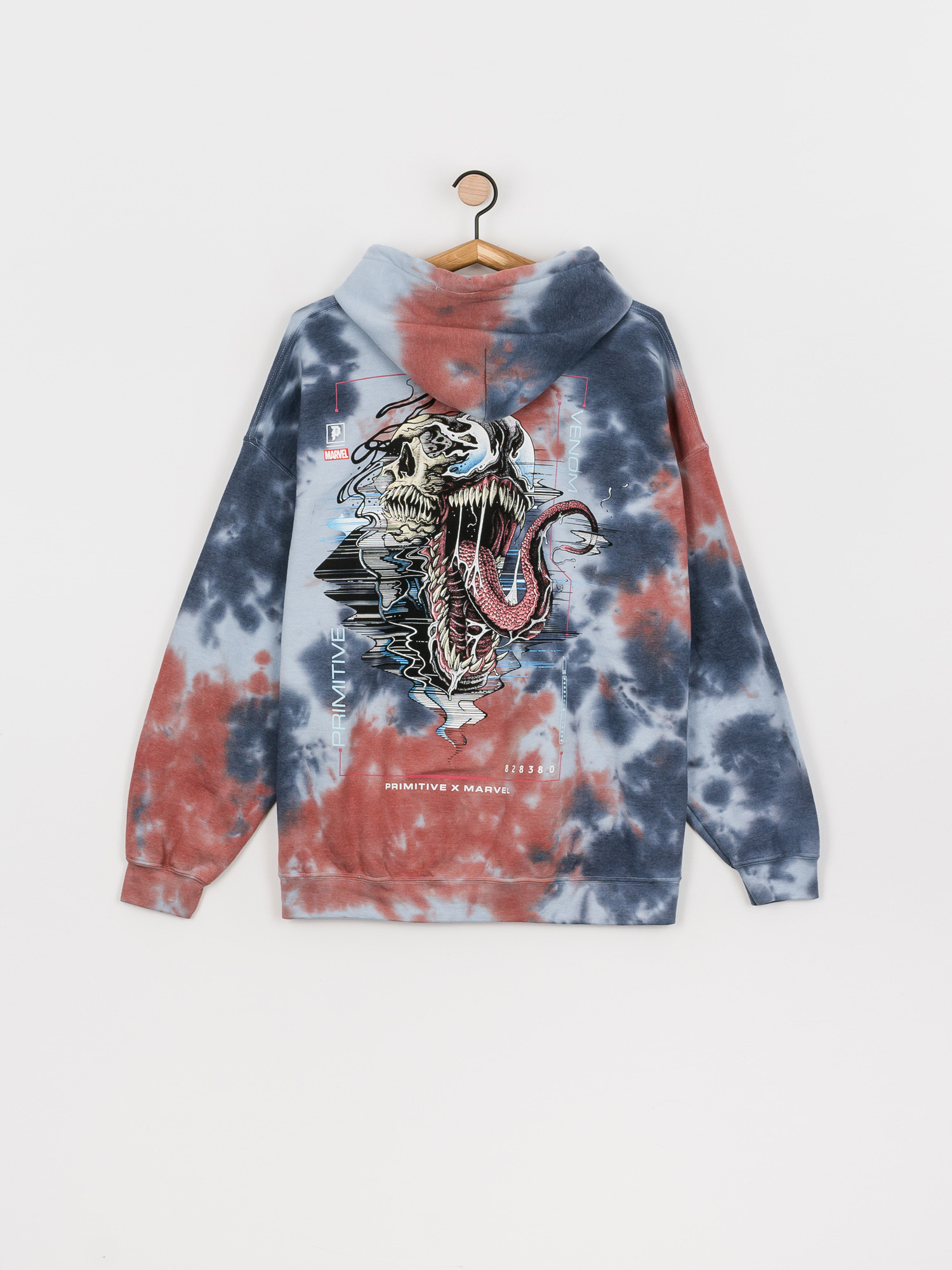 Bluza z kapturem Primitive Venom Washed HD (blue)