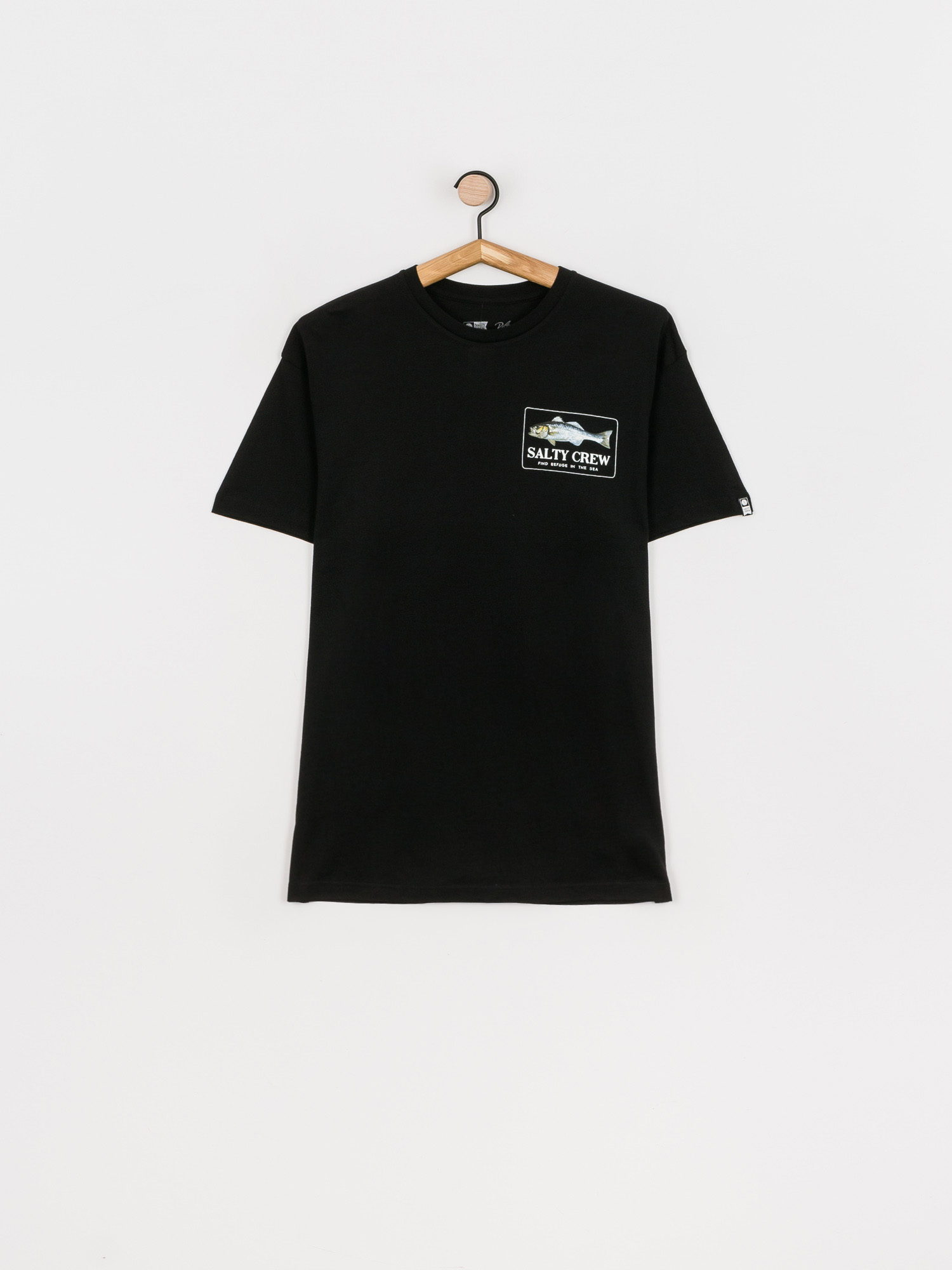T-shirt Salty Crew Branzino Premium Mens (black)