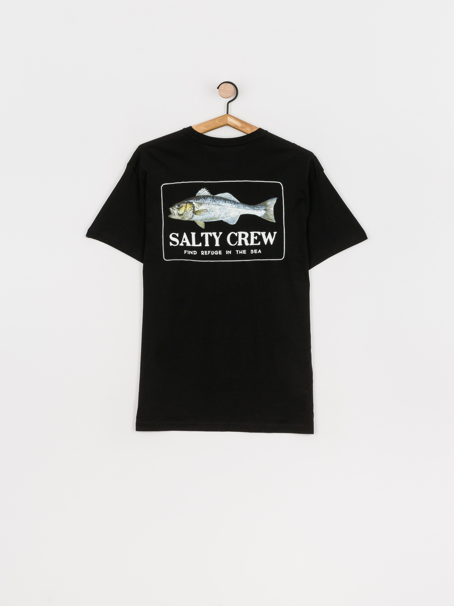 T-shirt Salty Crew Branzino Premium Mens (black)
