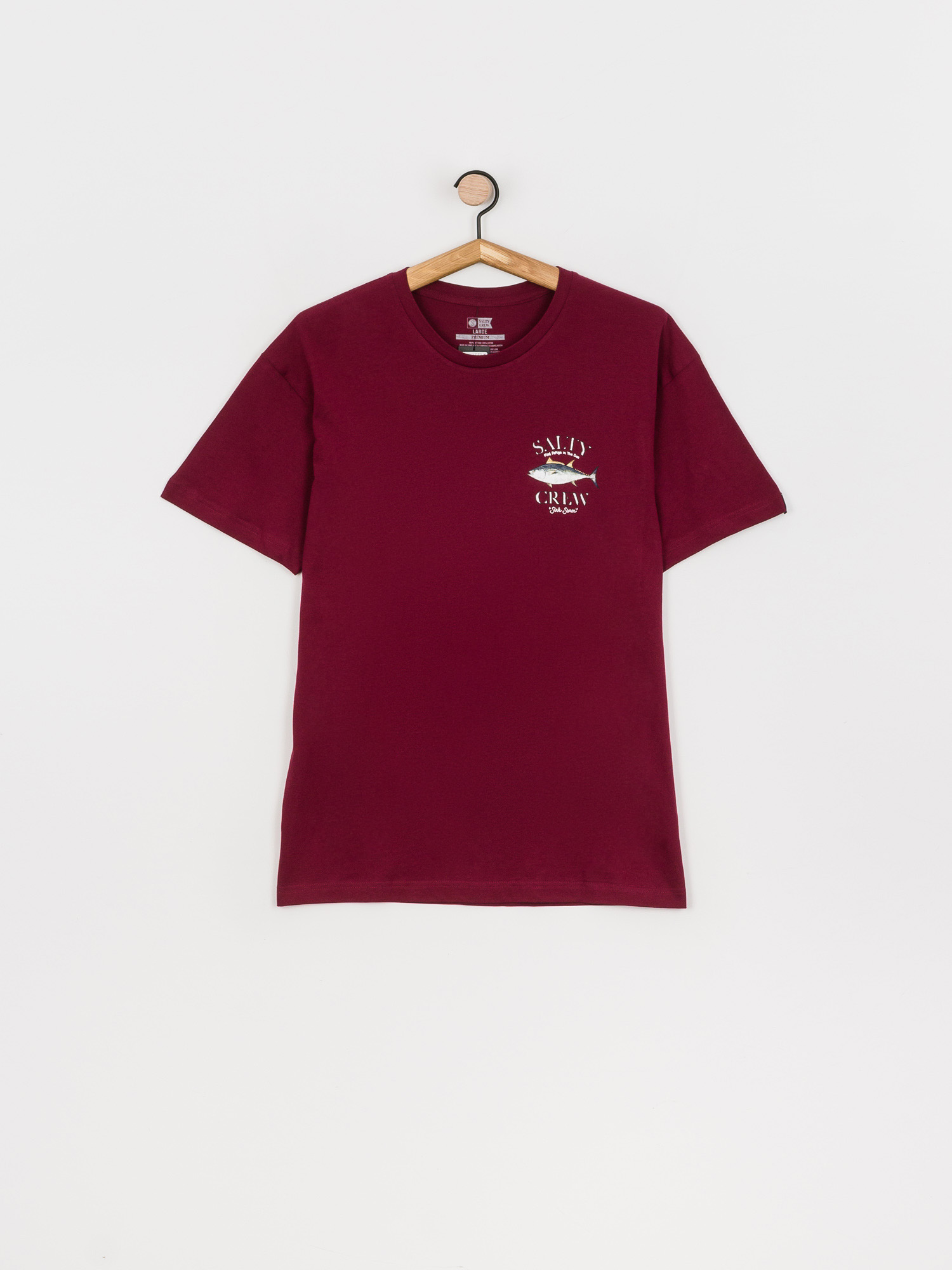 T-shirt Salty Crew Big Blue Premium (burgundy)