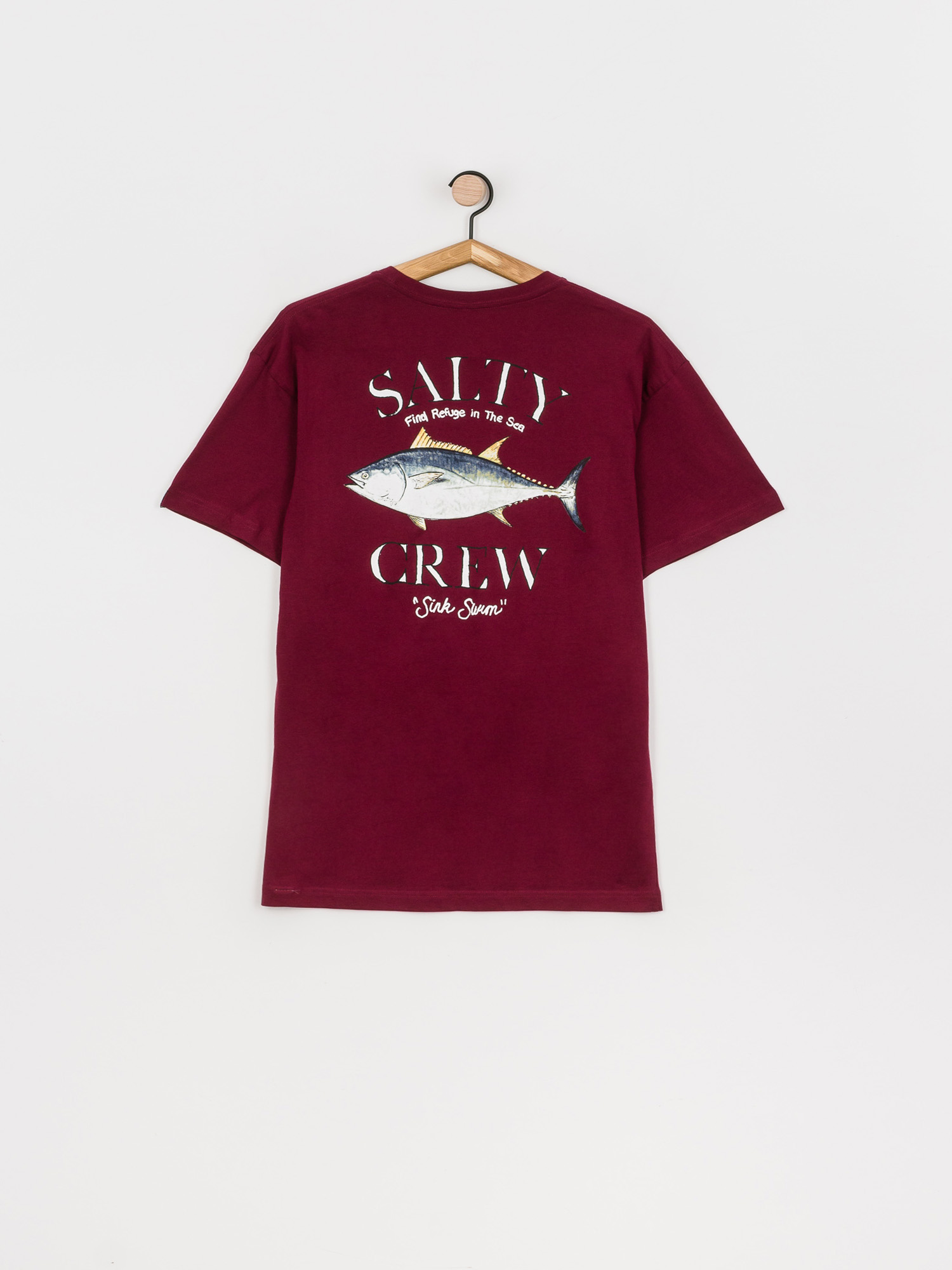 T-shirt Salty Crew Big Blue Premium (burgundy)