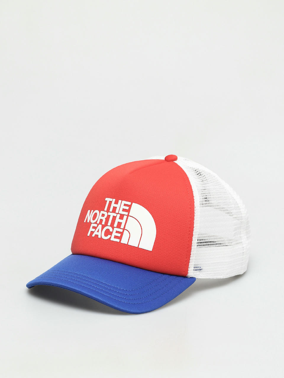 Czapka z daszkiem The North Face TNF Logo Trucker ZD (horizon red/tnf blue)