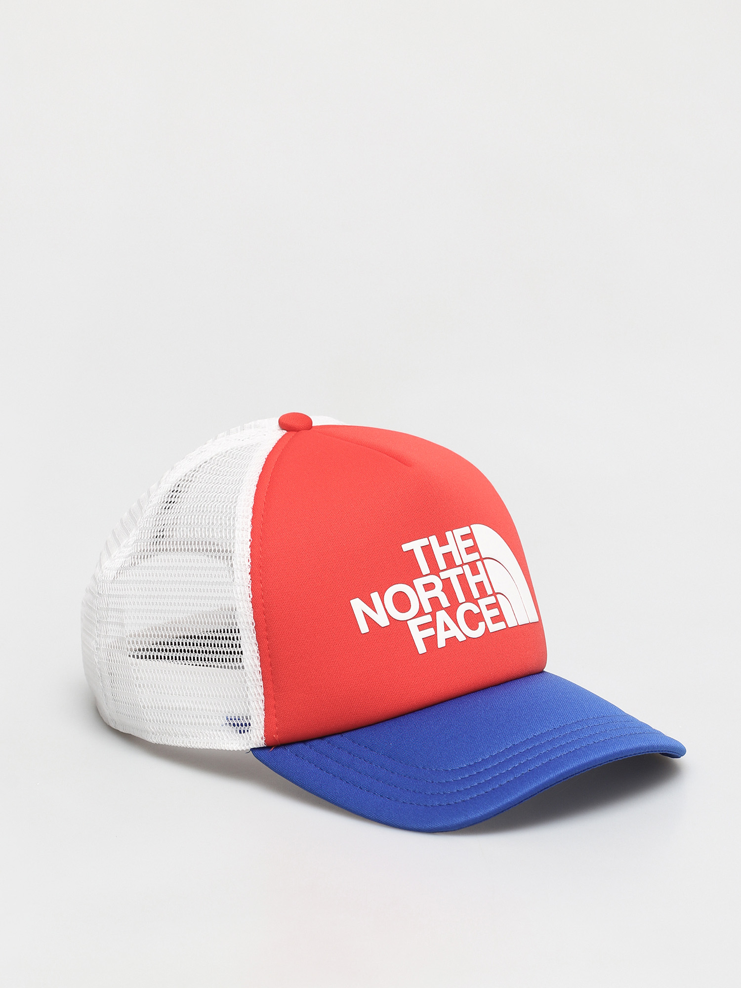 Czapka z daszkiem The North Face TNF Logo Trucker ZD (horizon red/tnf blue)