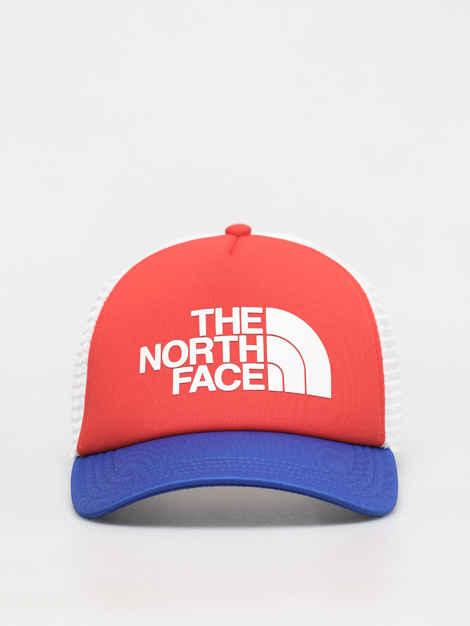 Czapka z daszkiem The North Face TNF Logo Trucker ZD (horizon red/tnf blue)