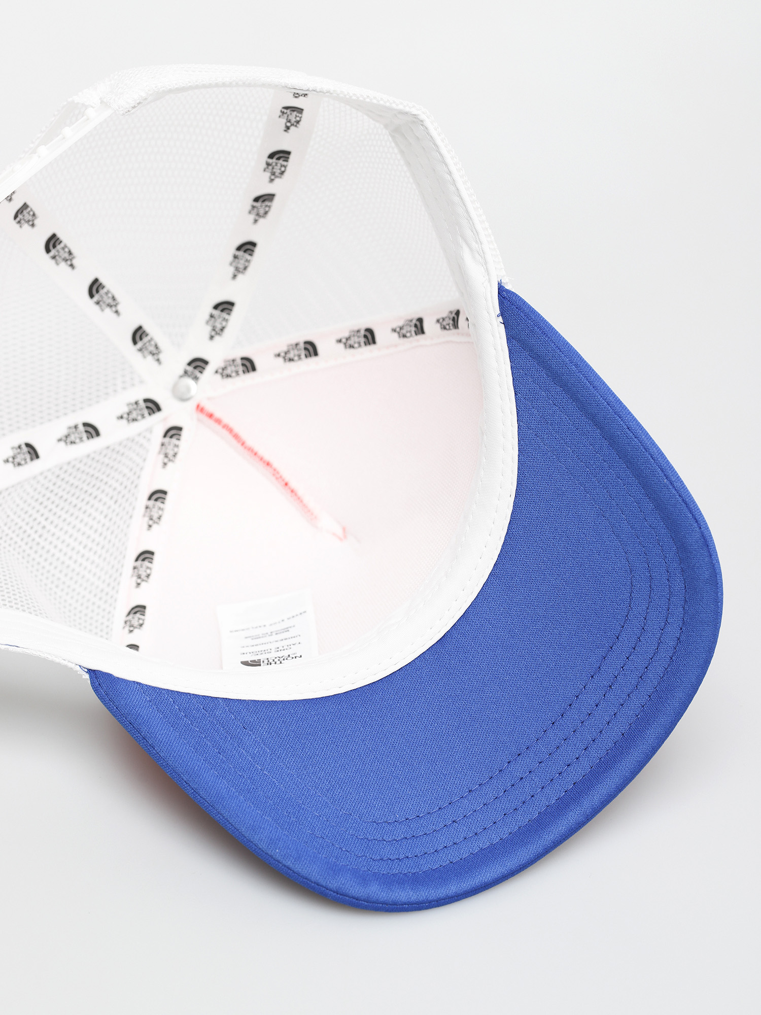 Czapka z daszkiem The North Face TNF Logo Trucker ZD (horizon red/tnf blue)