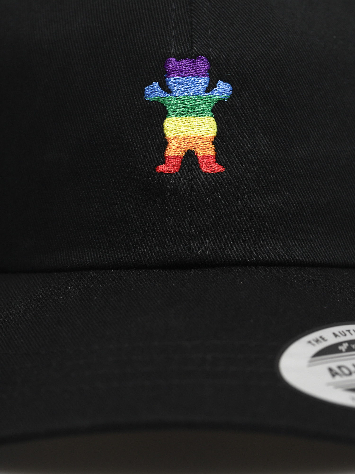 Czapka z daszkiem Grizzly Griptape Pride Bear ZD (black)