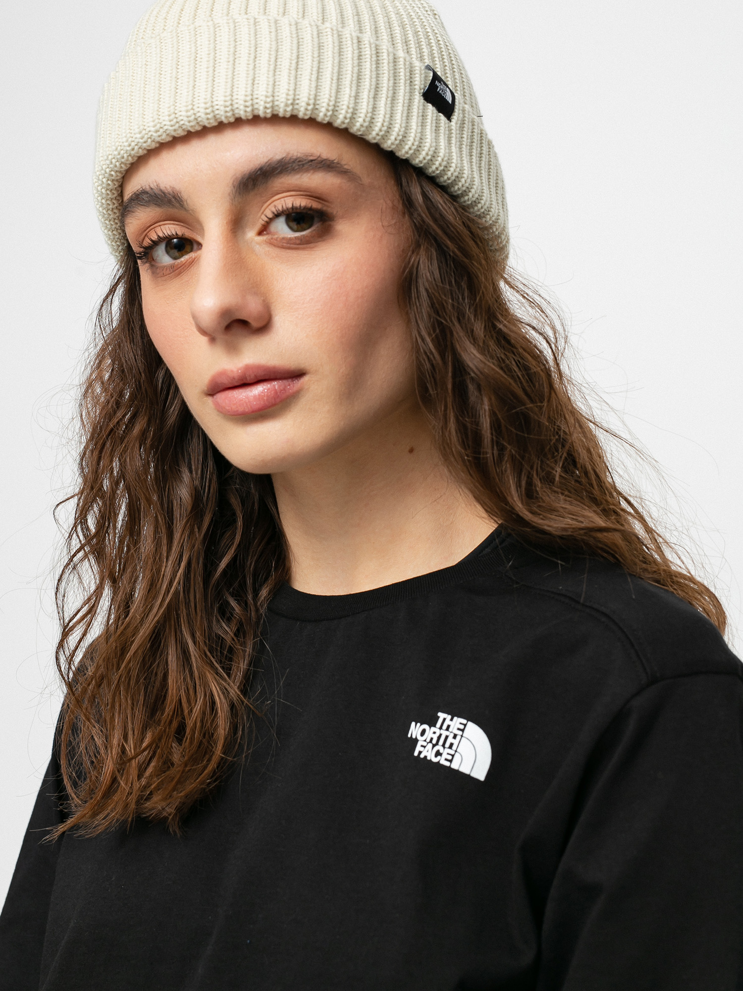 Czapka zimowa The North Face Fisherman Beanie (vintage white)