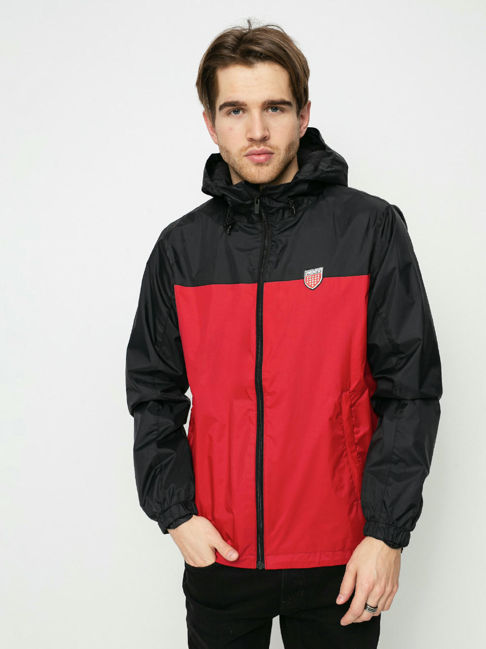 Kurtka Prosto Windrunner (red)