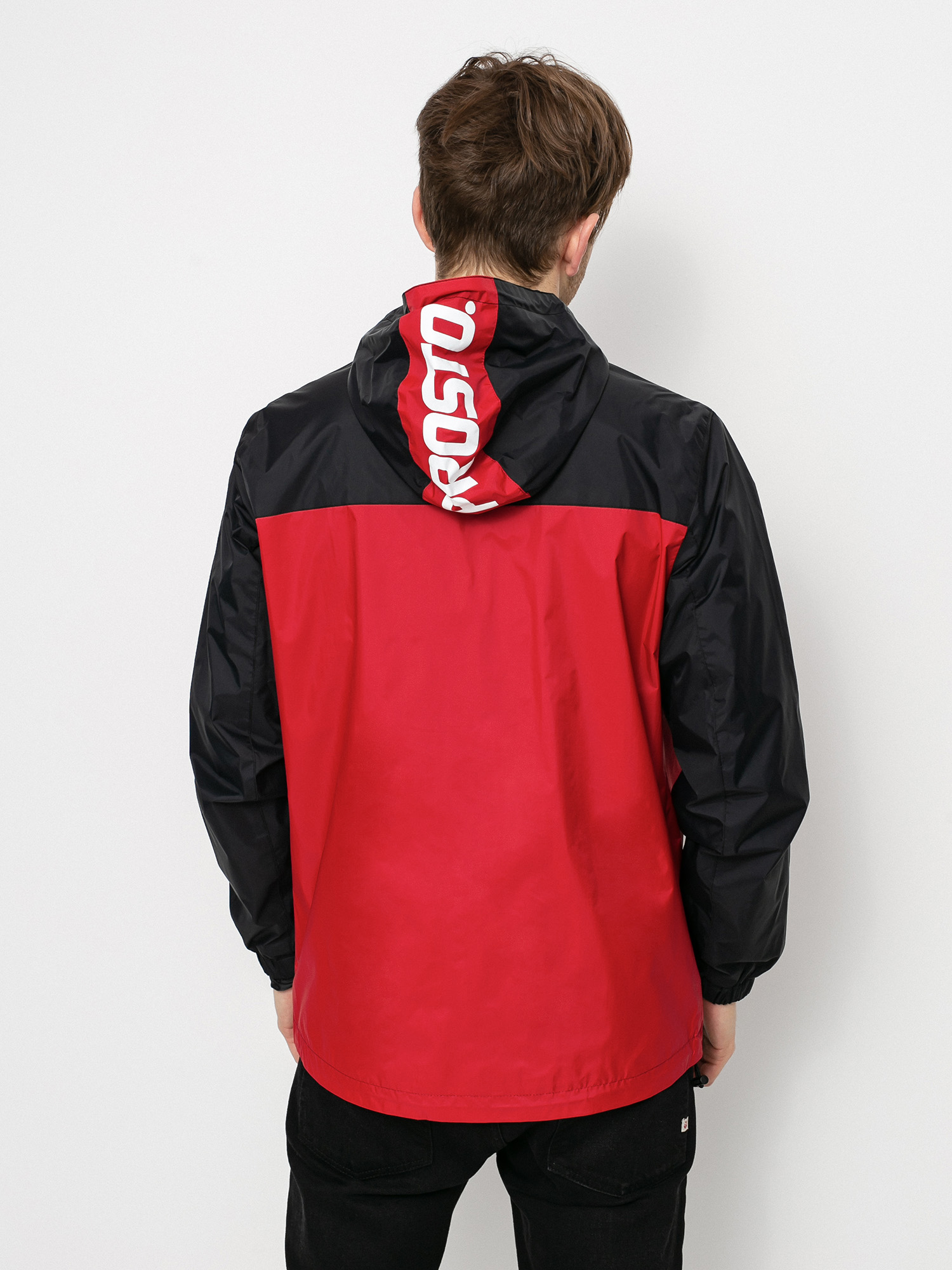 Kurtka Prosto Windrunner (red)