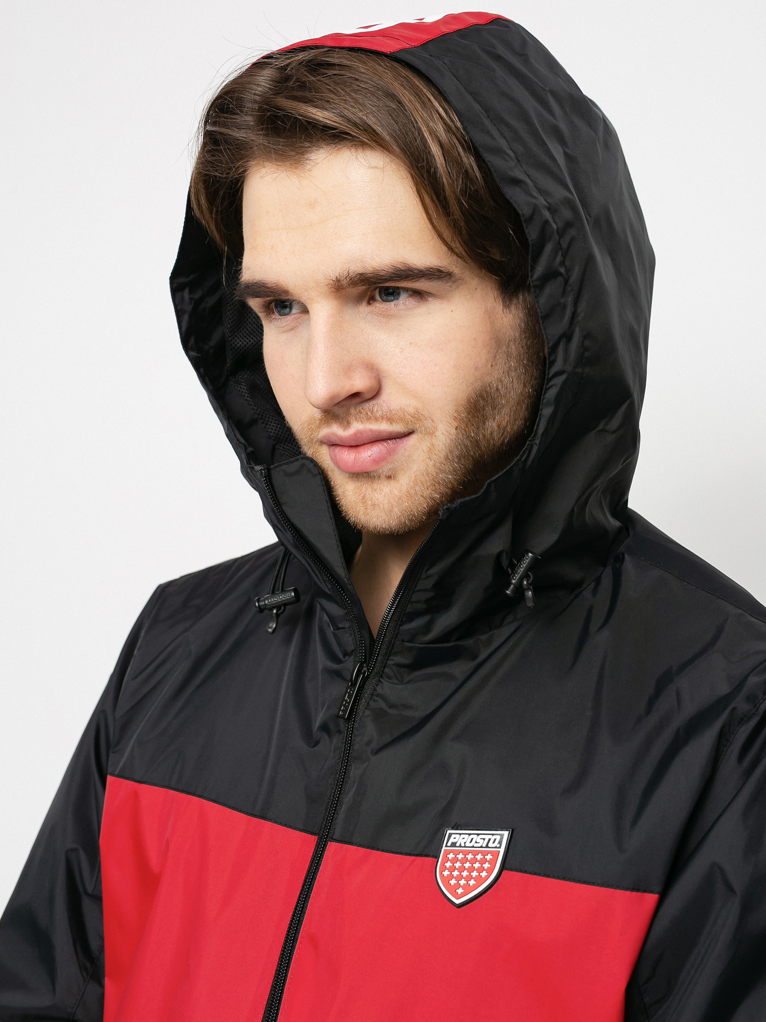 Kurtka Prosto Windrunner (red)