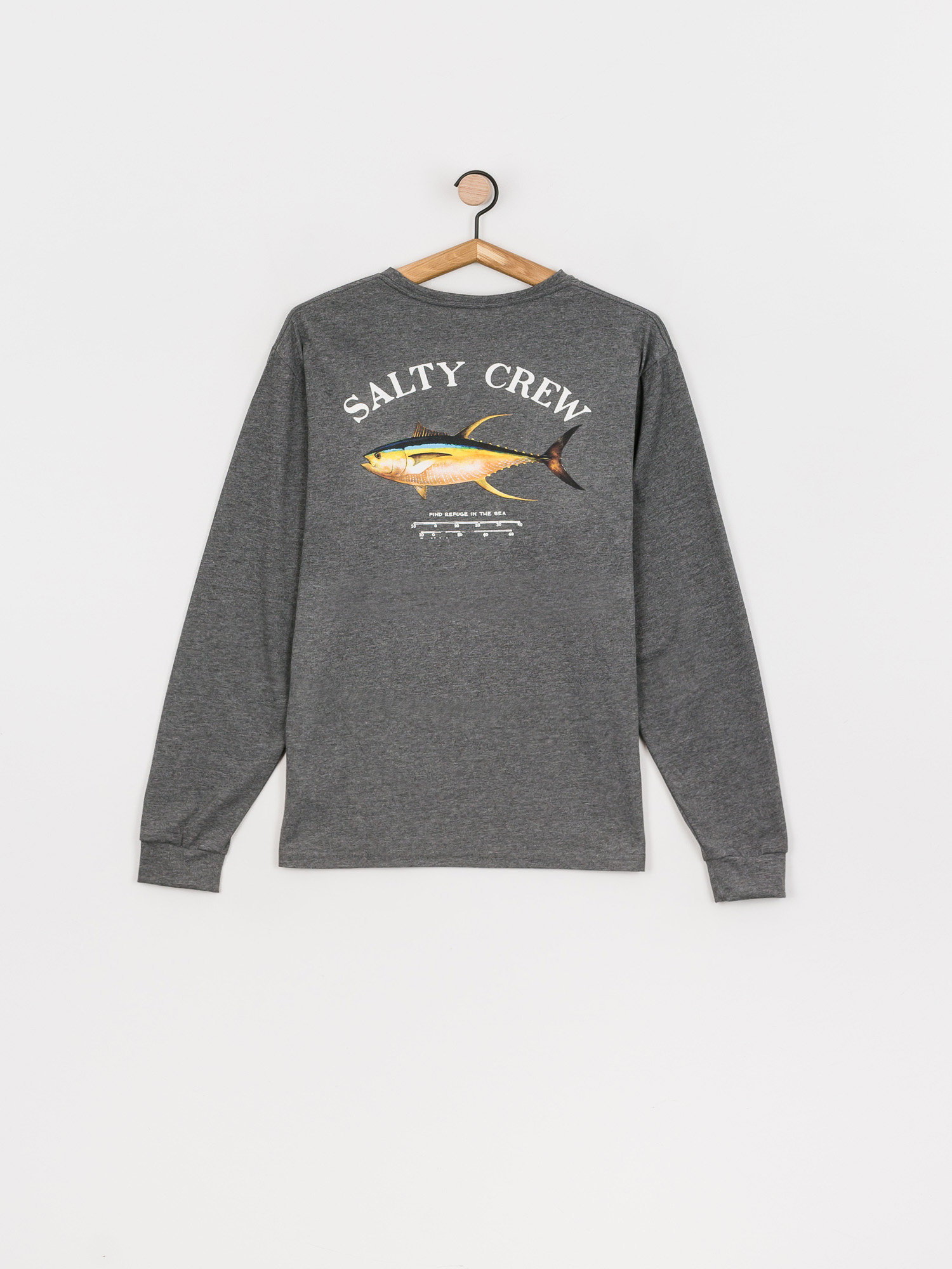 Longsleeve Salty Crew Ahi Mount Tech (charcoal)