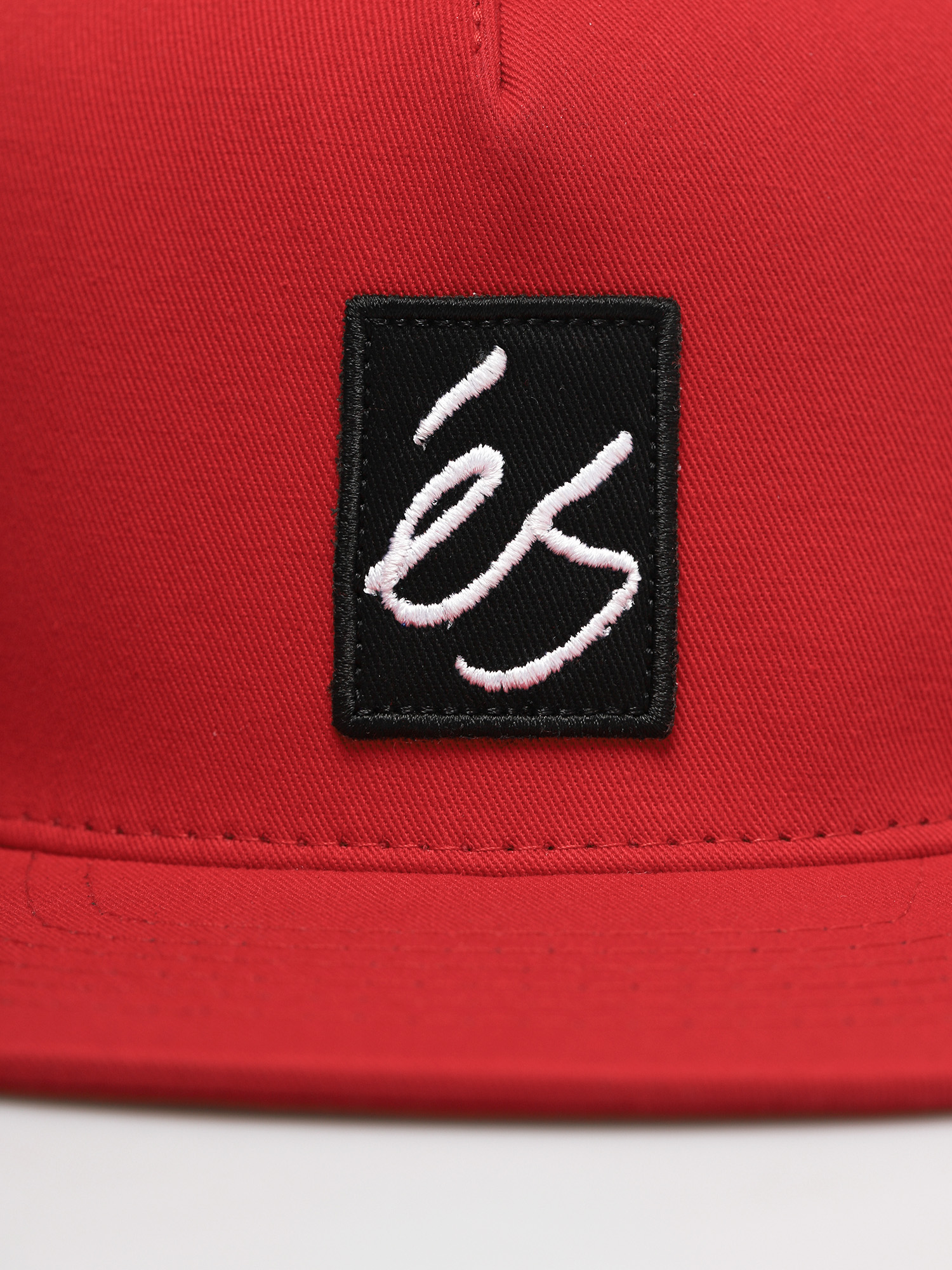 Czapka z daszkiem eS Patch Snapback ZD (red)