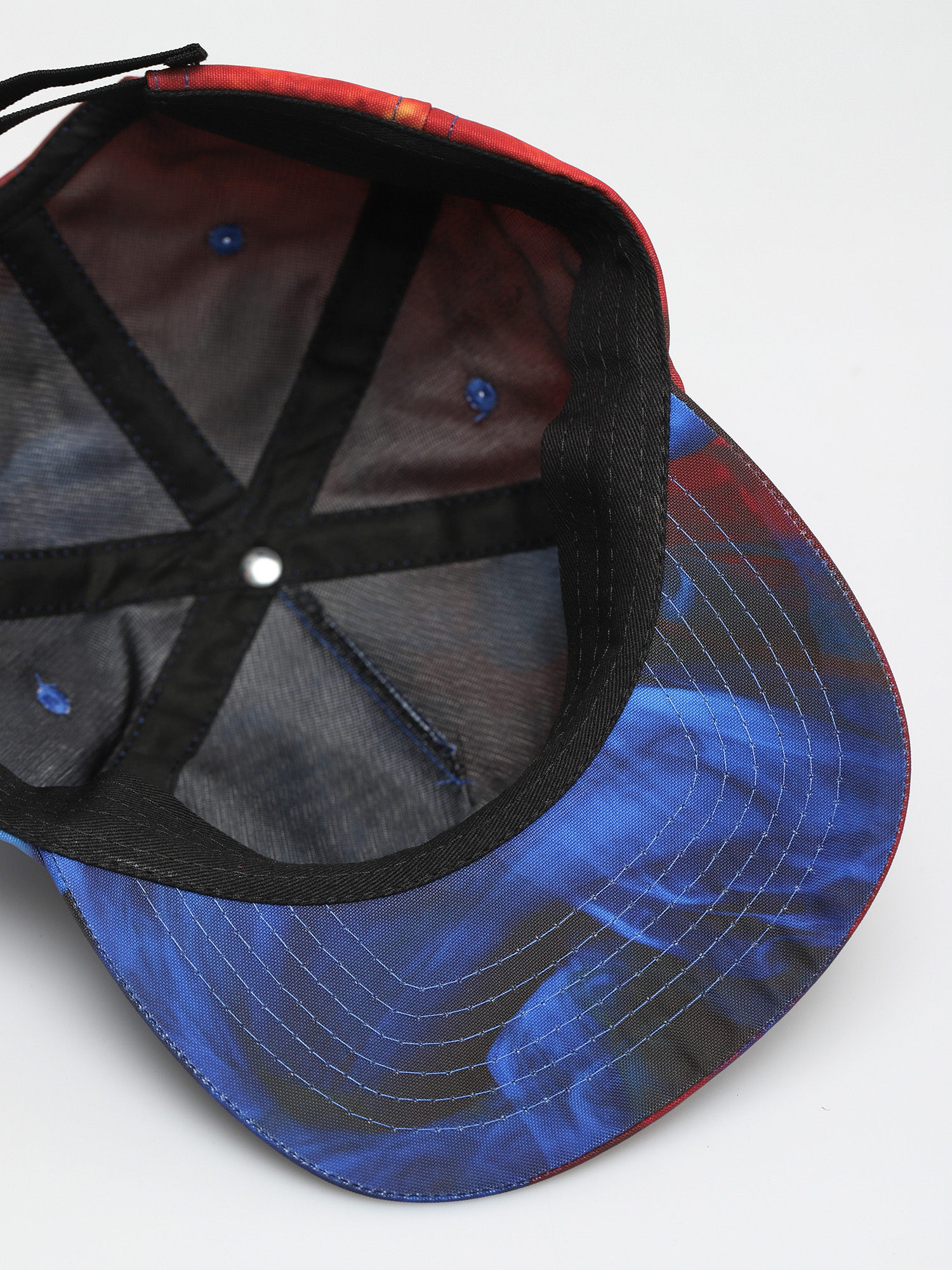 Czapka z daszkiem eS Hyper Beauty 6 Panel (red/blue)