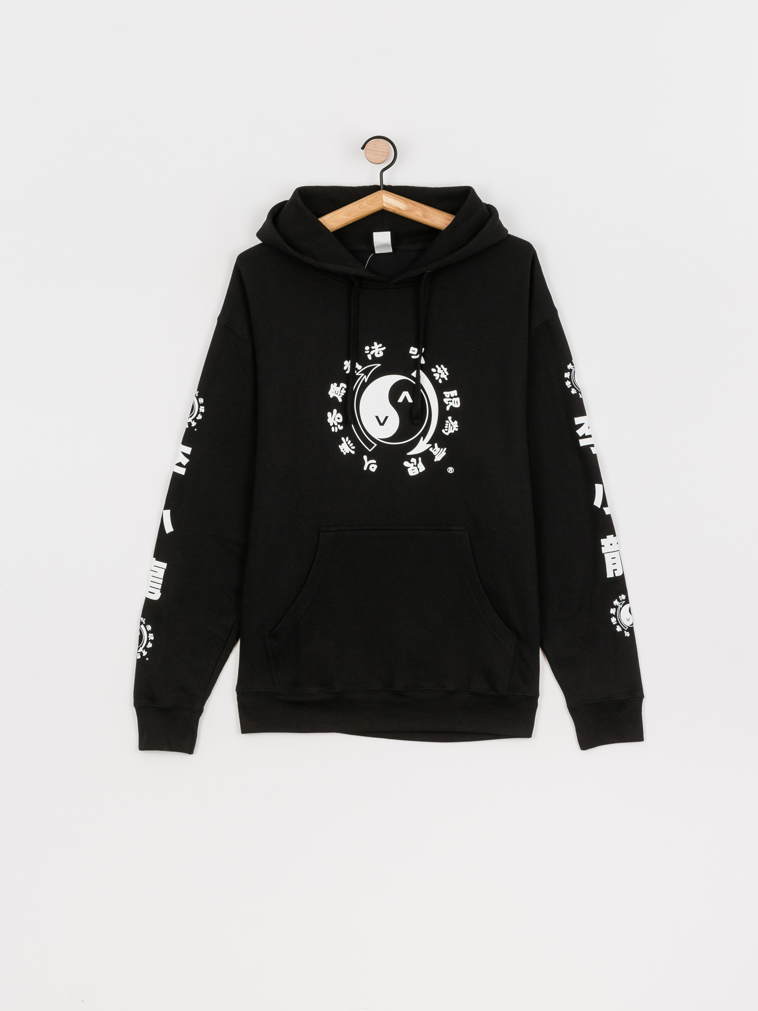 Bluza z kapturem RVCA Eighty Years HD (black)