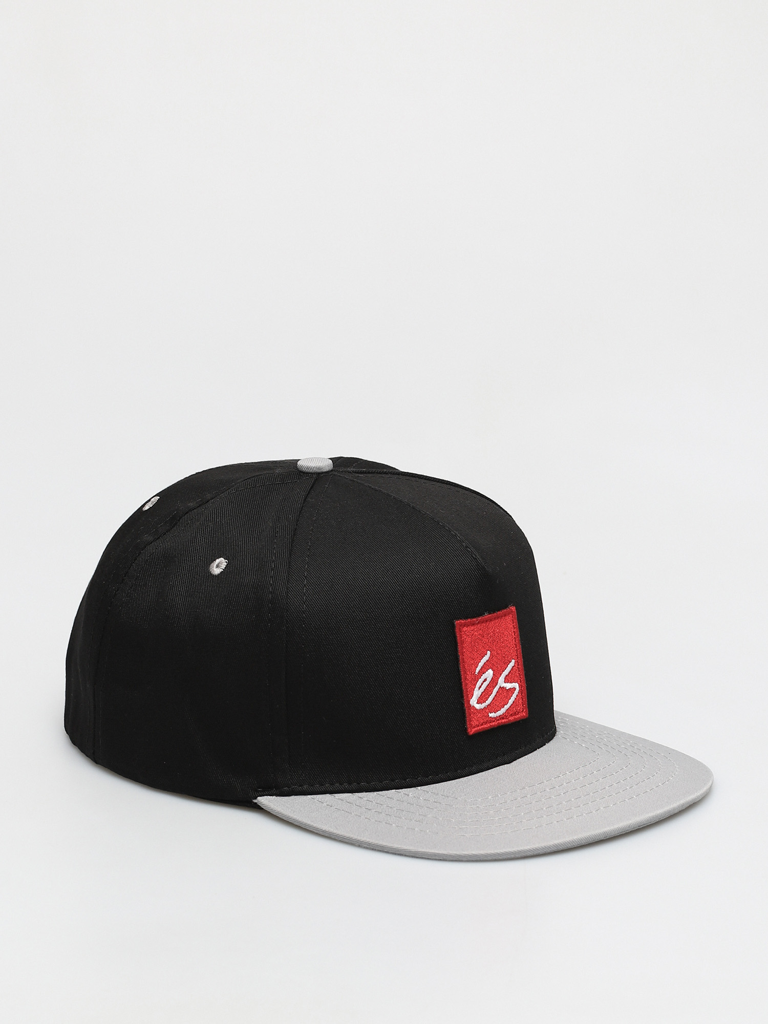 Czapka z daszkiem eS Main Block Snapback ZD (black/chrome)