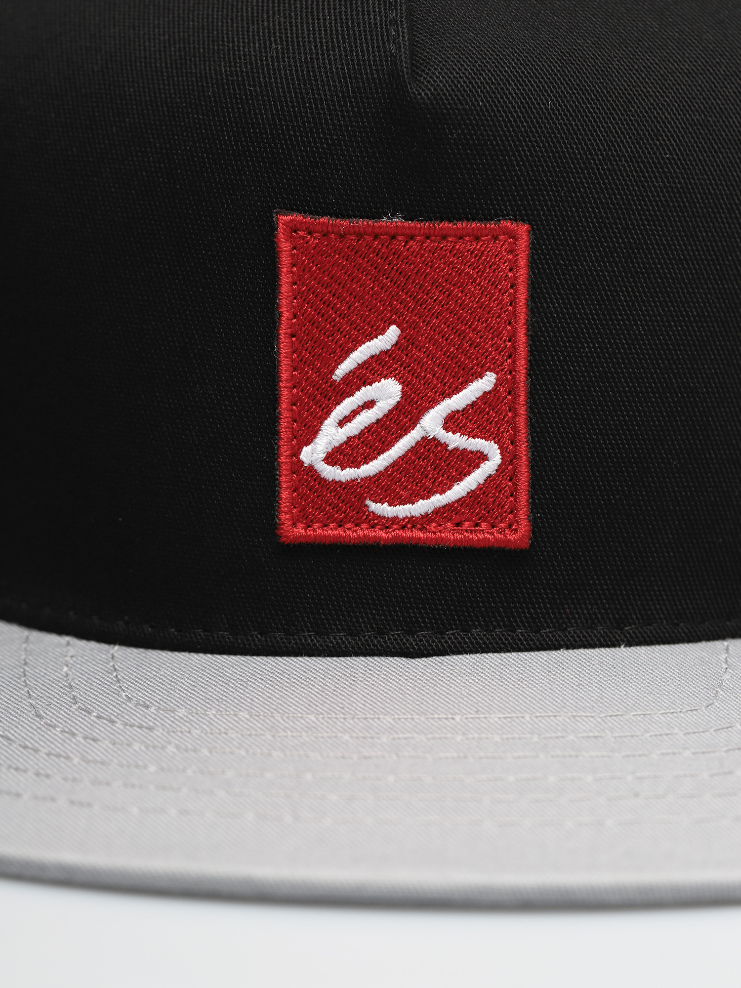 Czapka z daszkiem eS Main Block Snapback ZD (black/chrome)