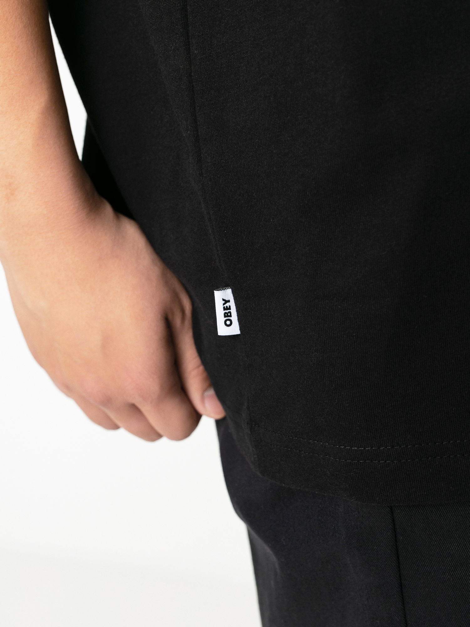 T-shirt OBEY Plona Pocket (black)