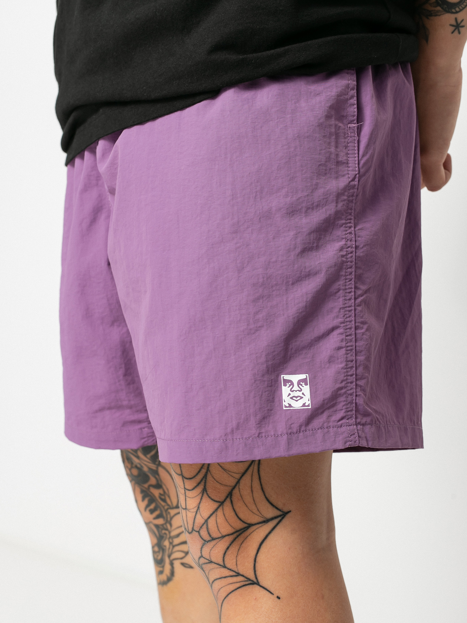 Szorty OBEY Easy Relaxed (purple nitro)