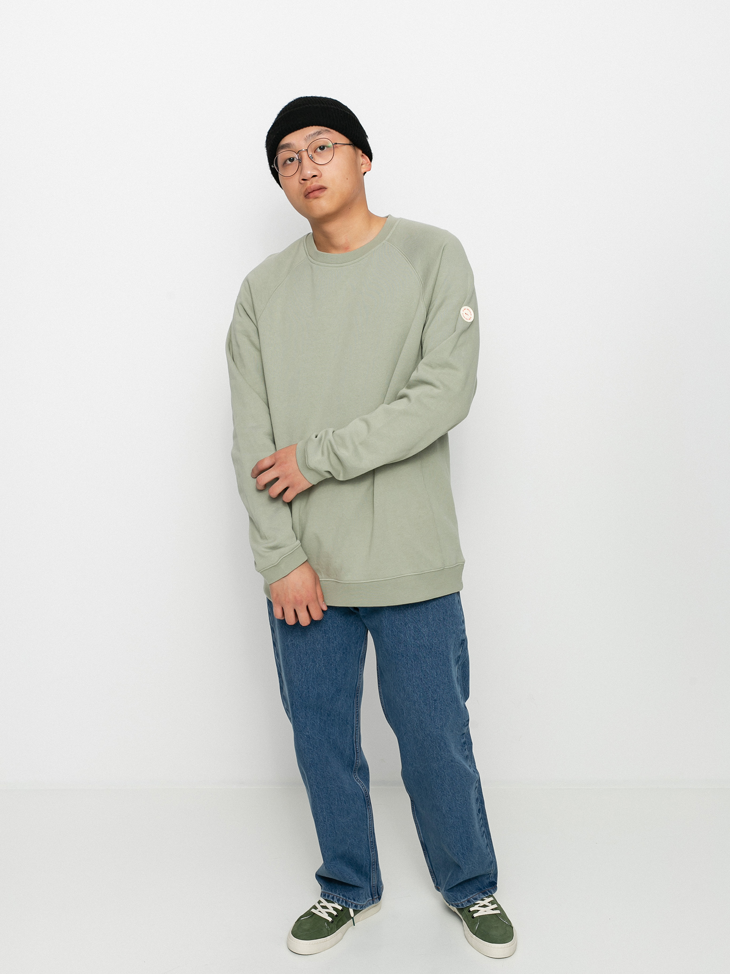 Bluza Globe Traveller Crew (sage)