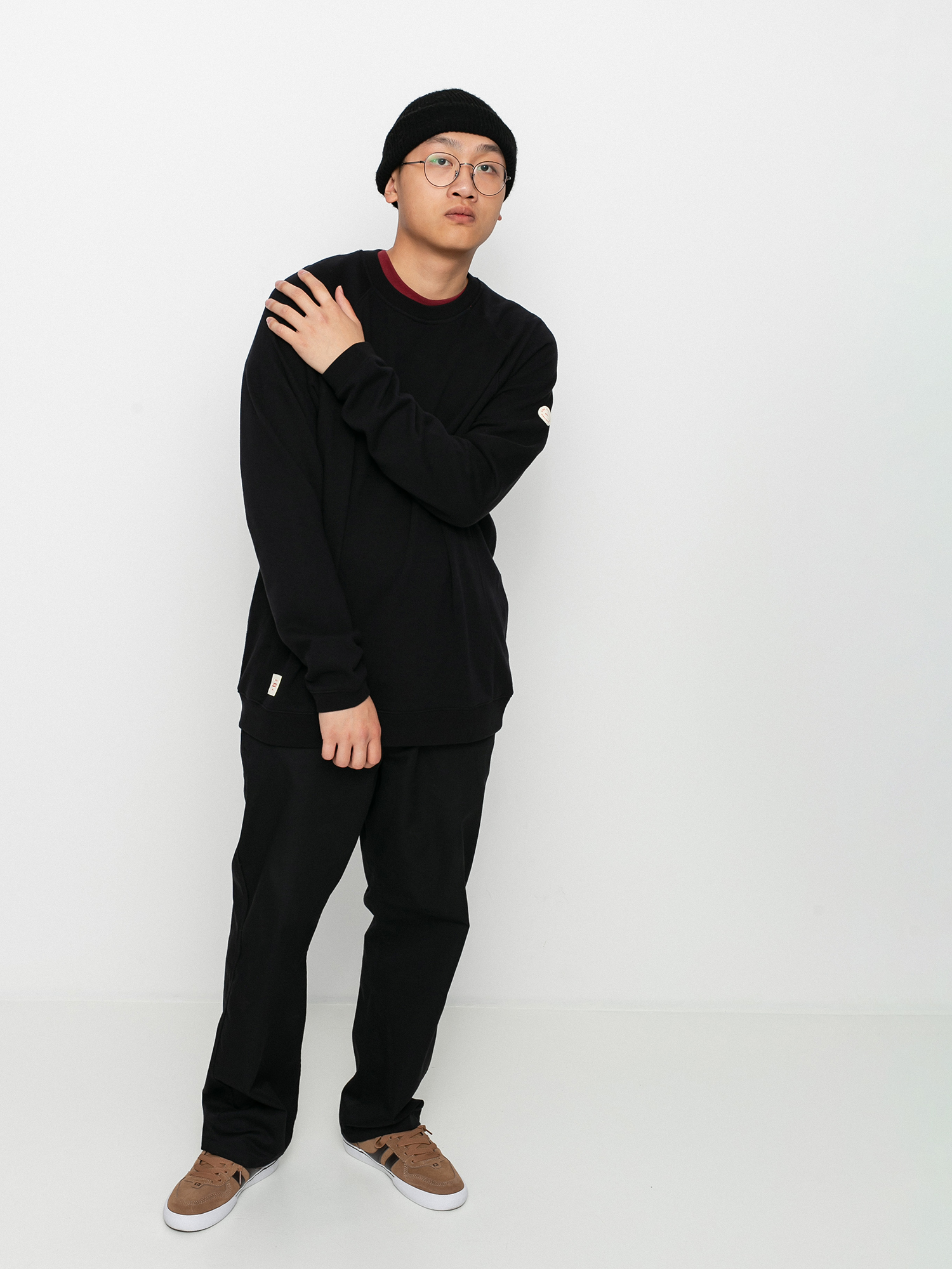 Суитшърт Globe Traveller Crew (black)