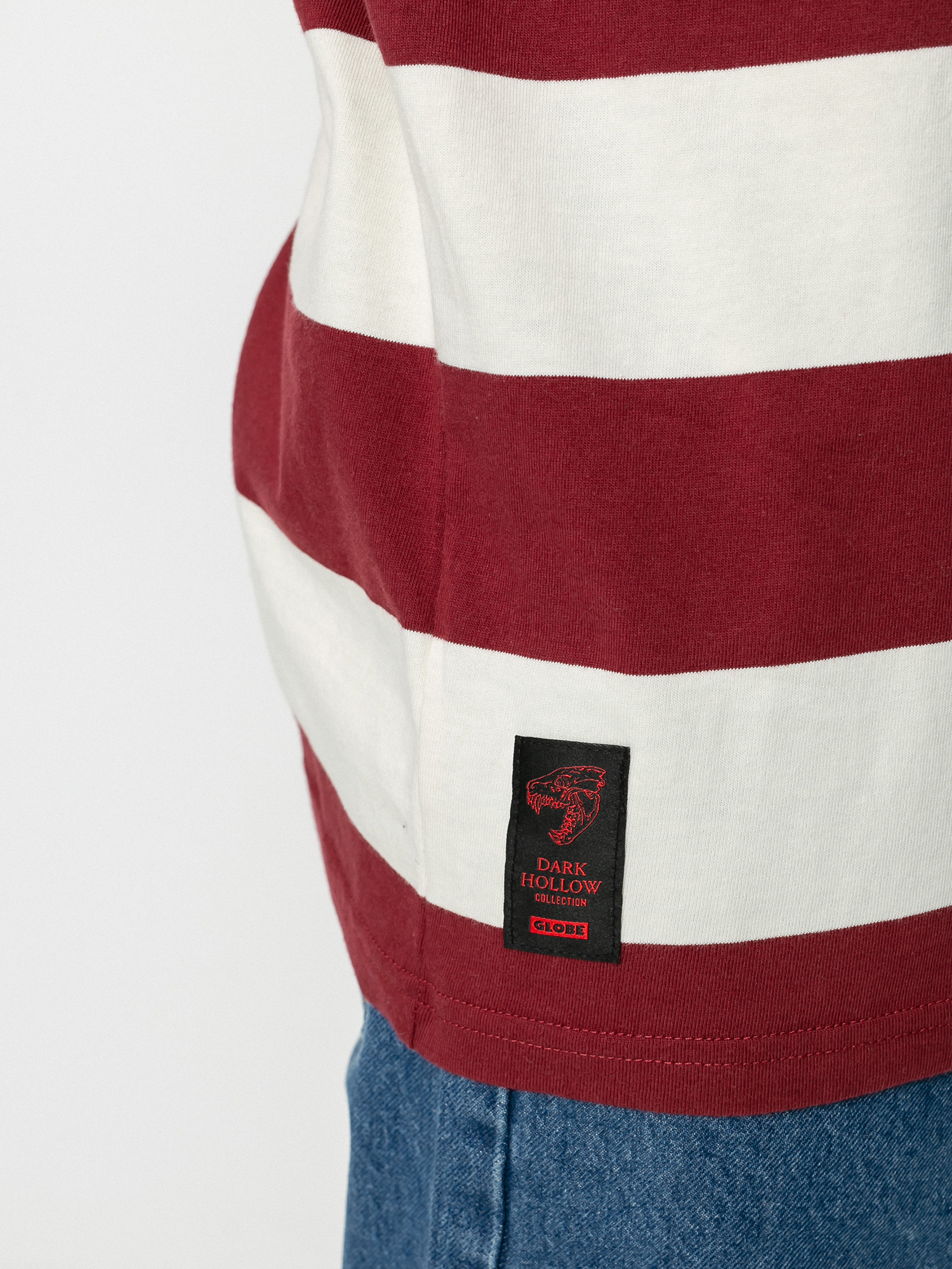 T-shirt Globe Dion Agius Striped (ox blood)