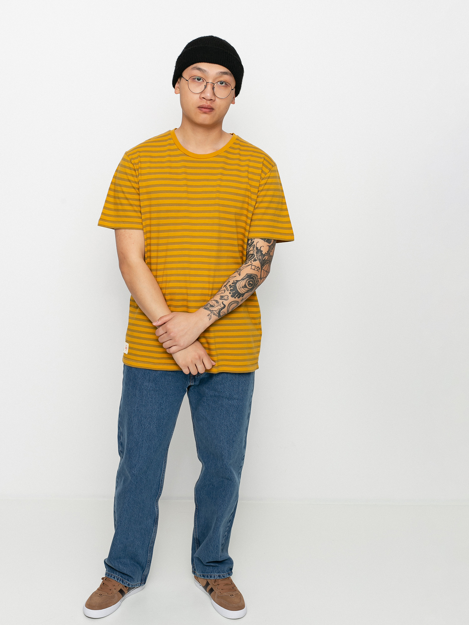 T-shirt Globe Horizon Striped (honey)