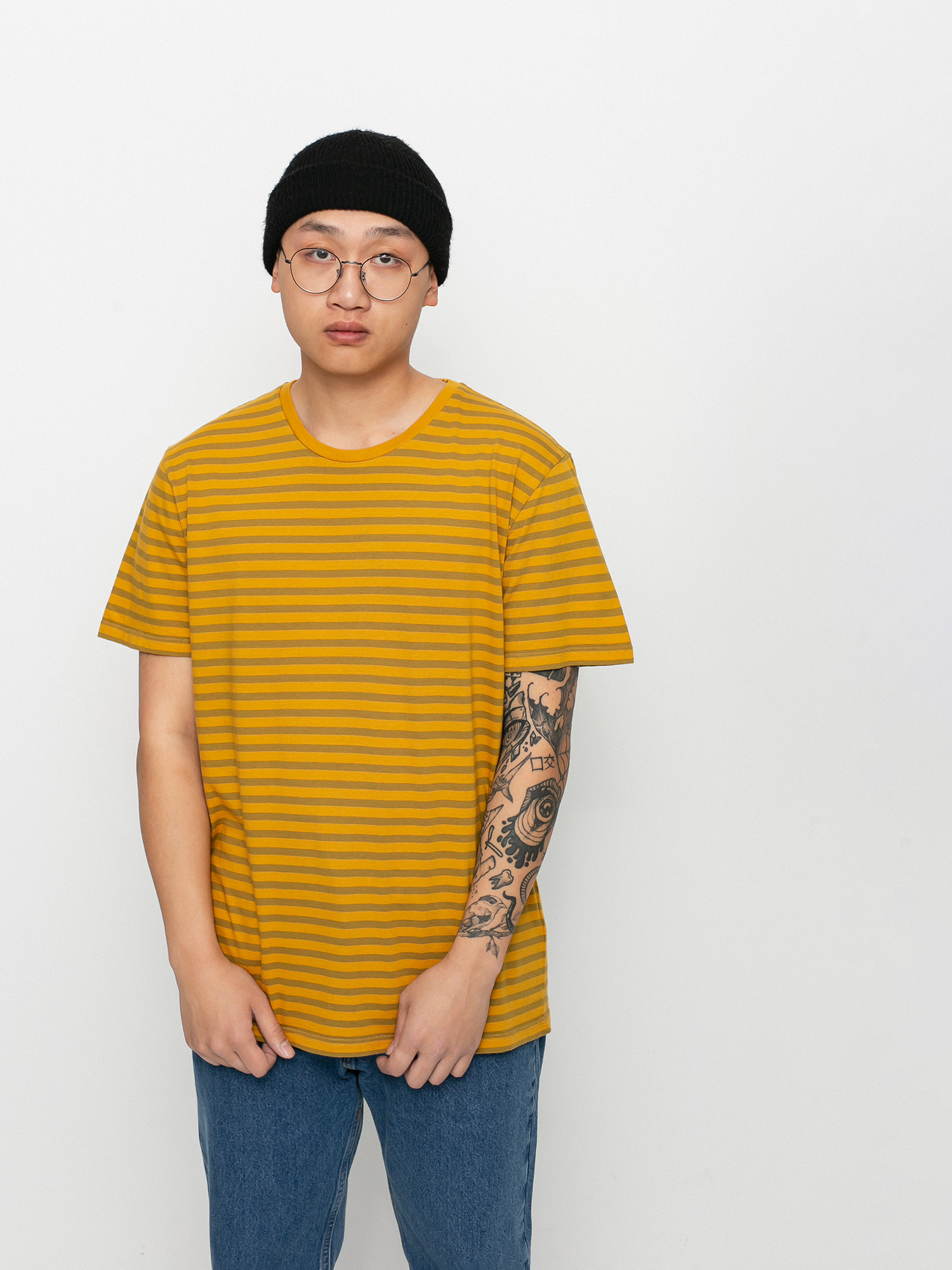 T-shirt Globe Horizon Striped (honey)