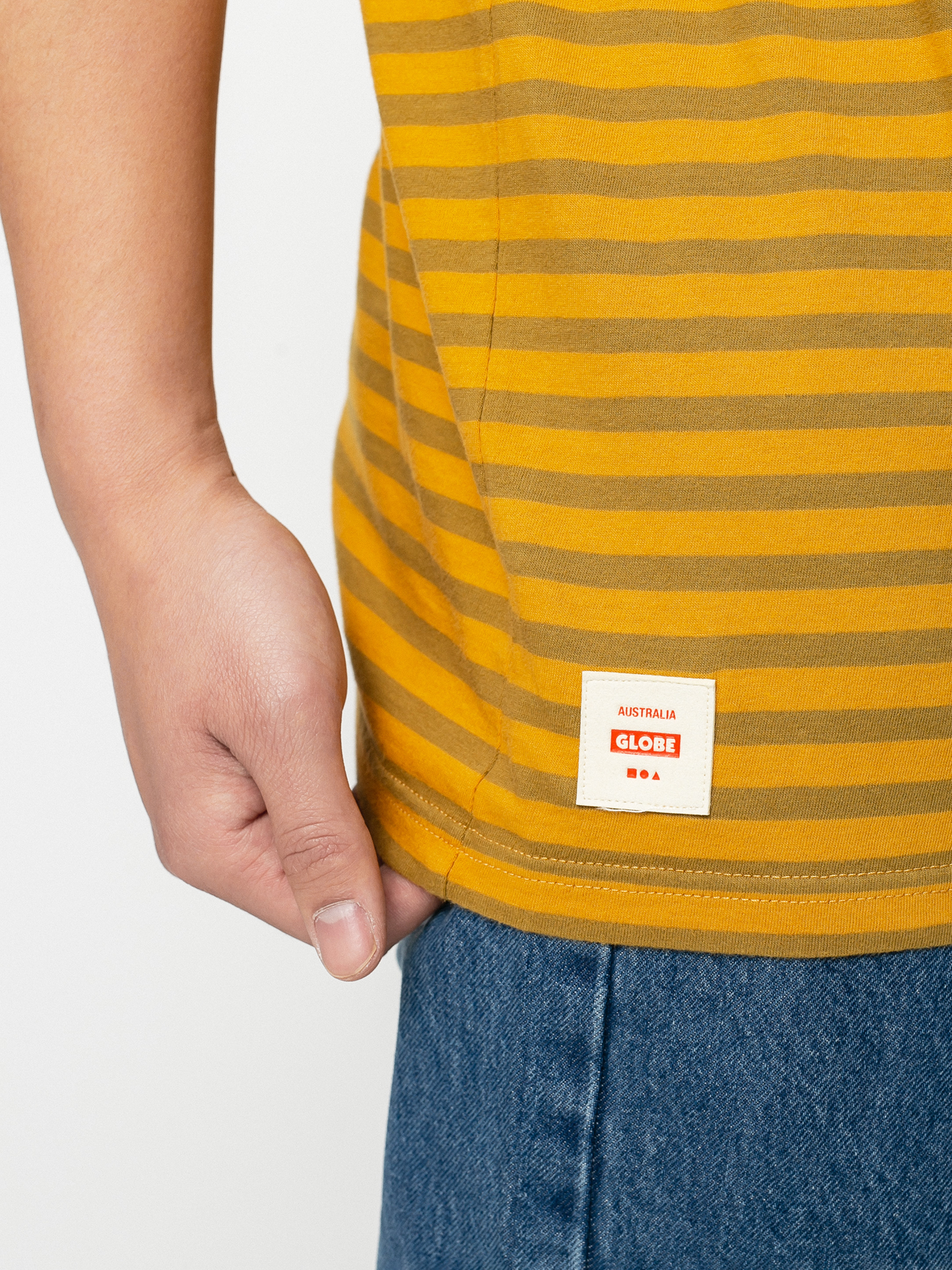 T-shirt Globe Horizon Striped (honey)