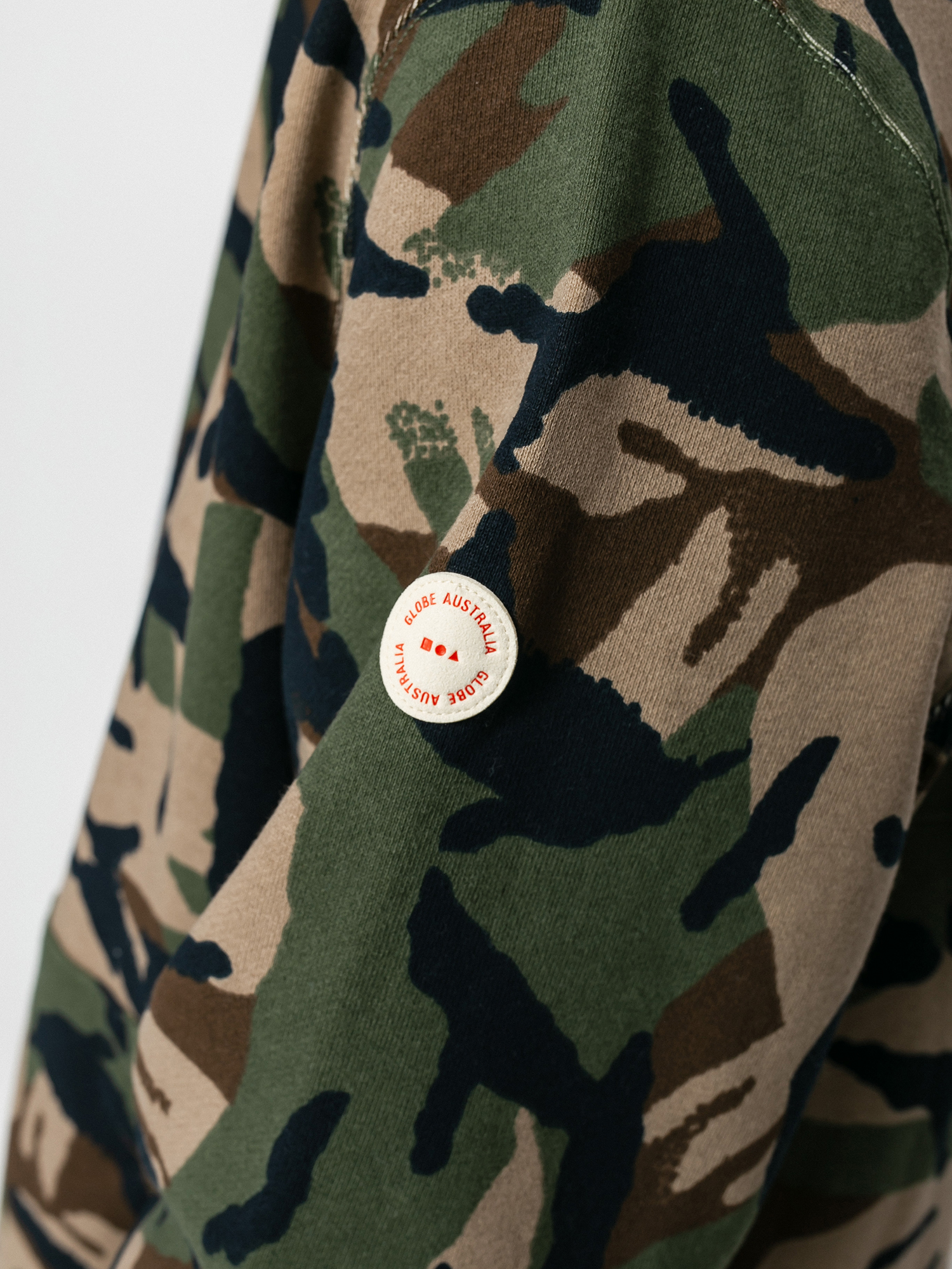 Bluza z kapturem Globe Burly HD (olive camo)