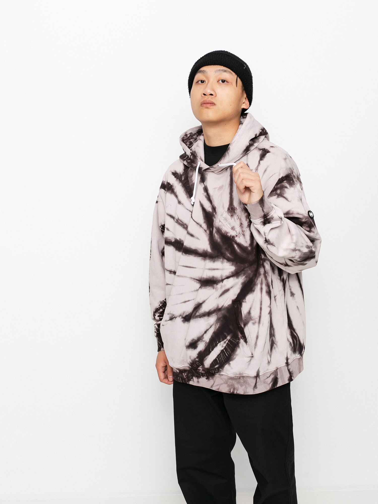 Bluza z kapturem DC Flare HD (castlerock spiral dye)