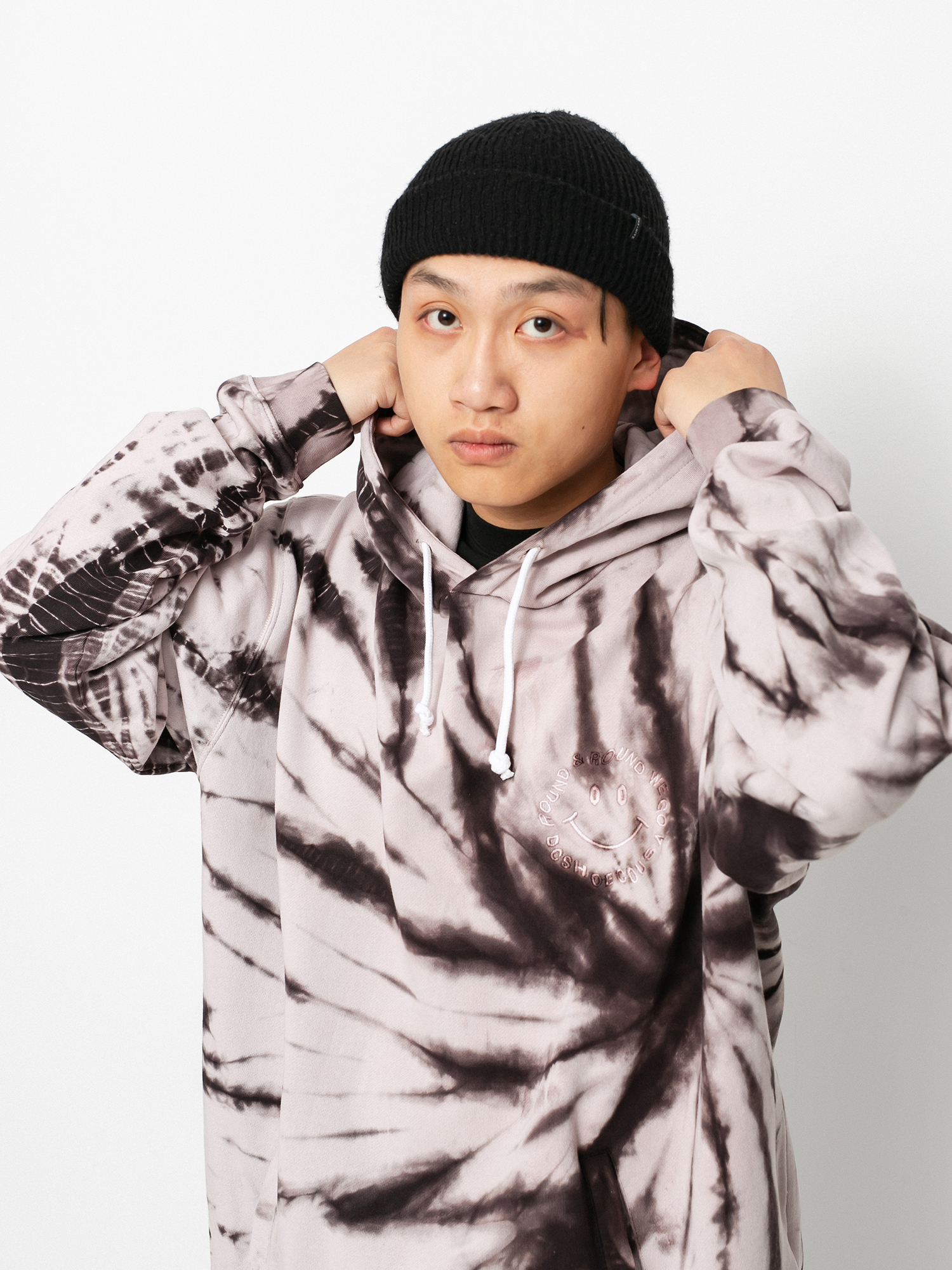 Bluza z kapturem DC Flare HD (castlerock spiral dye)