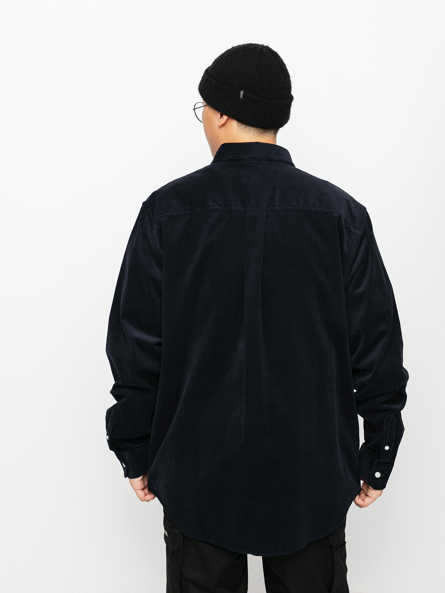 Koszula Carhartt WIP Madison Cord (dark navy/limoncello)