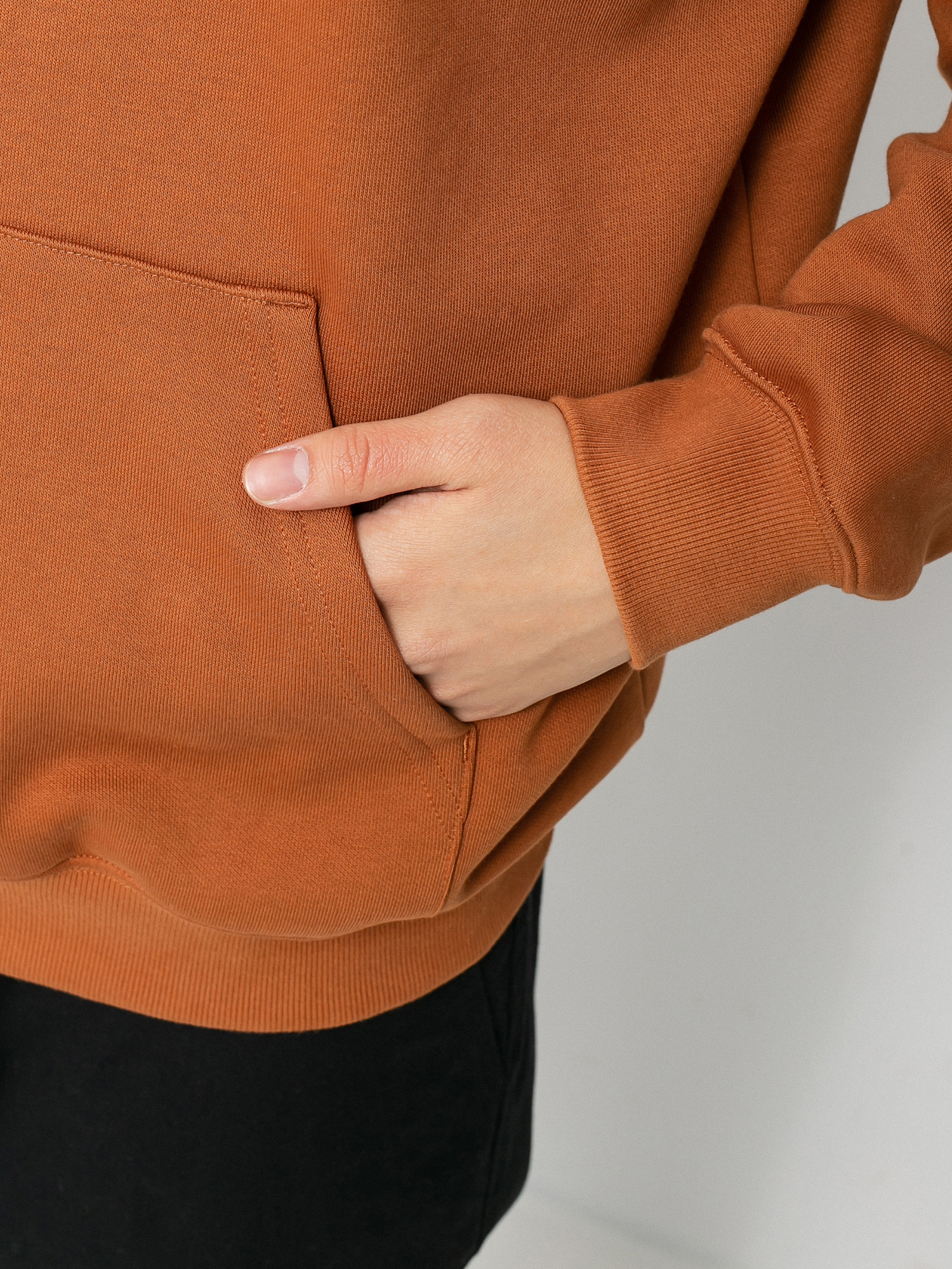 Bluza z kapturem Carhartt WIP Sweat HD (rum/black)